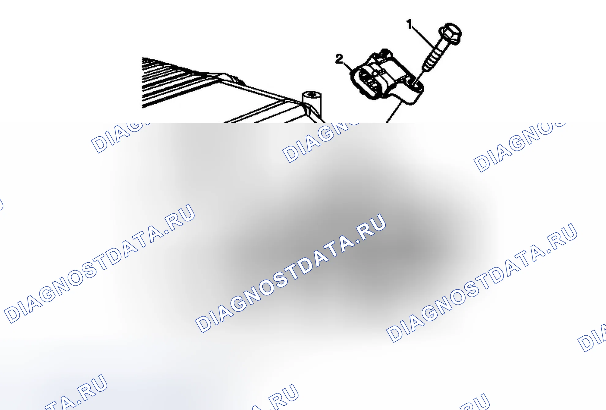 Рис. 94: Замена датчика давления воздуха на выходе нагнетателя. Cadillac CTS II