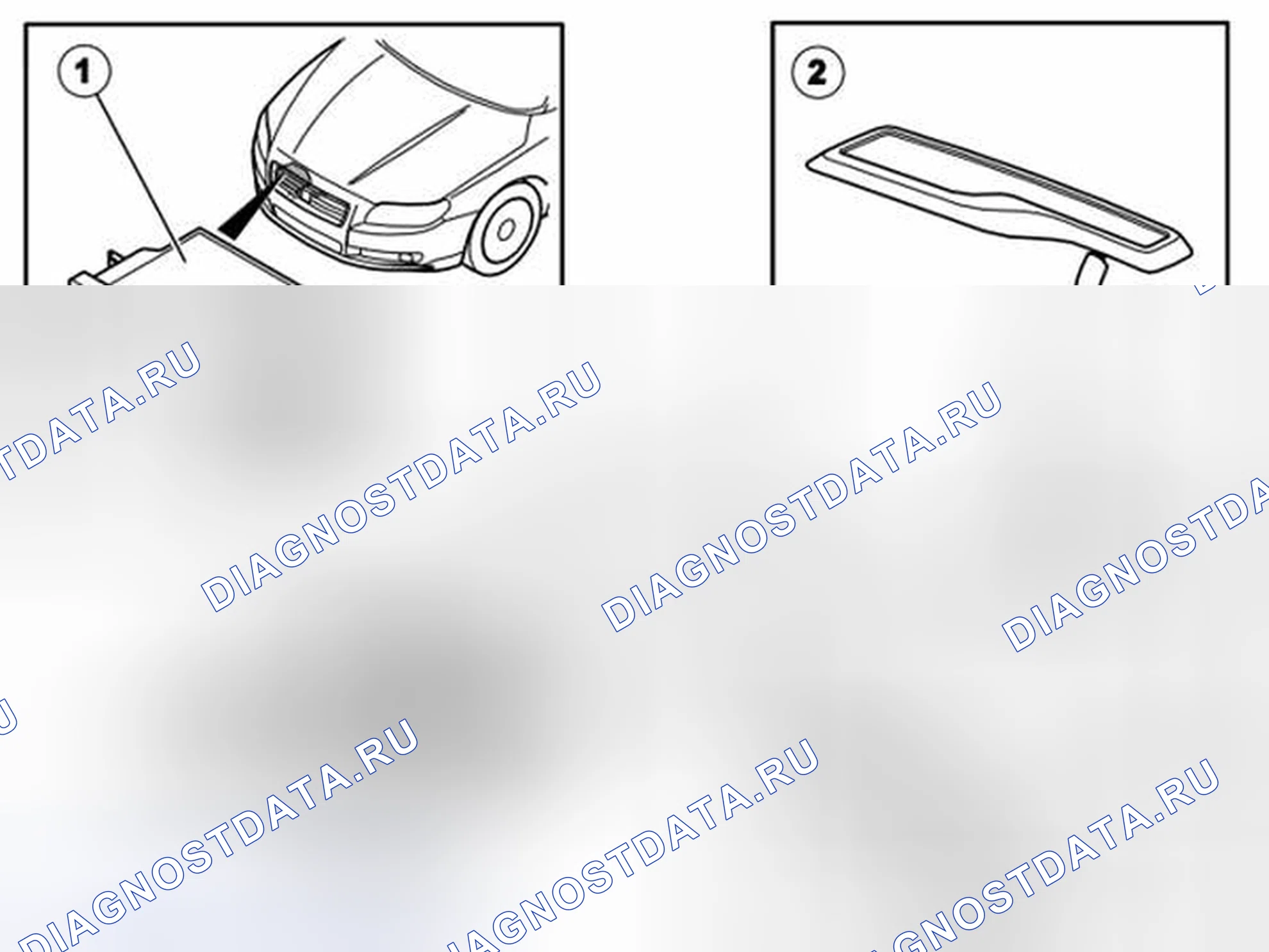 Рис. 198: РАСПОЛОЖЕНИЕ КОМПОНЕНТОВ (2007-2008). Volvo S80 II рестайлинг