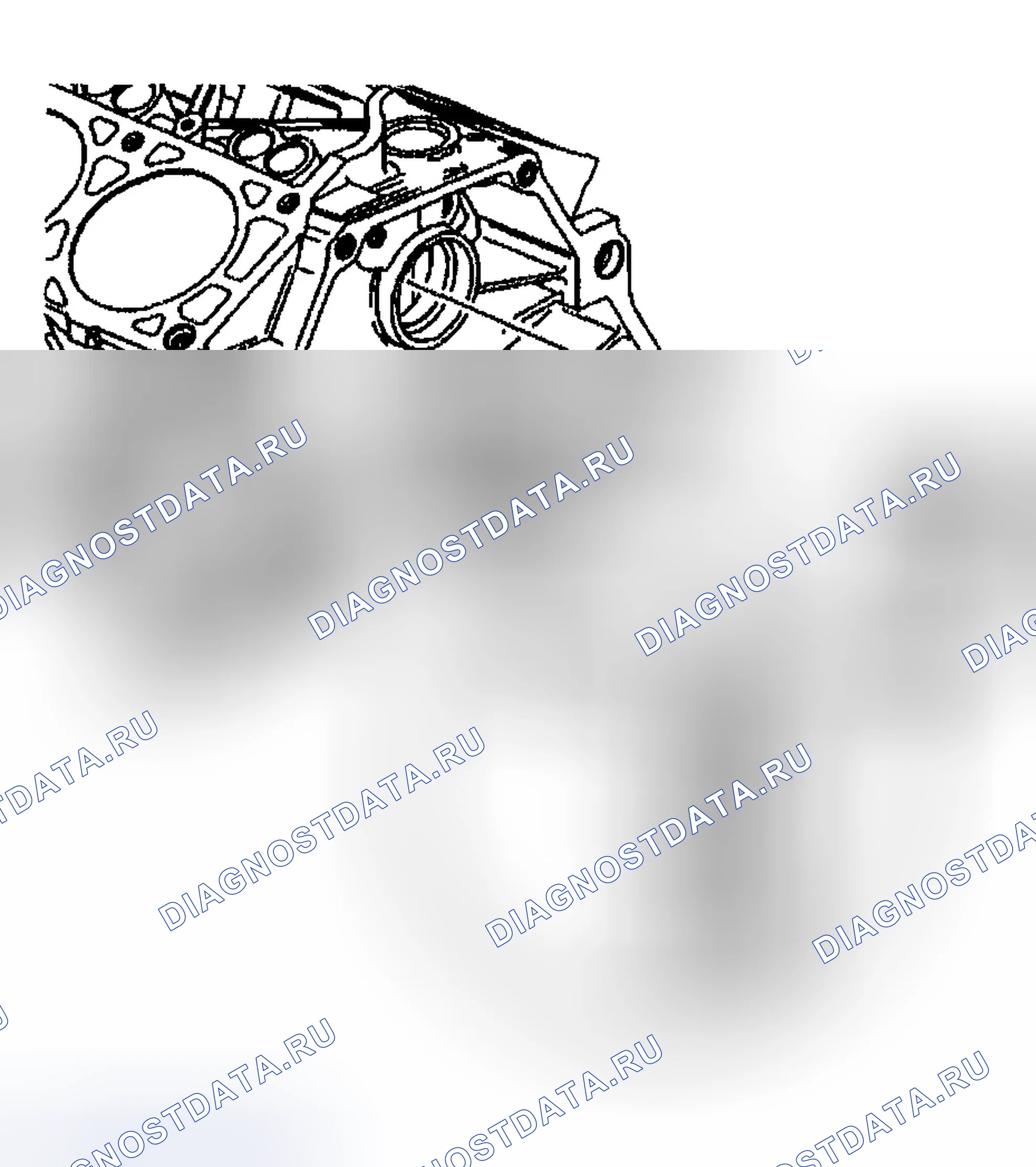 Рис. 226: Блок двигателя - разборка. Chevrolet Impala VIII