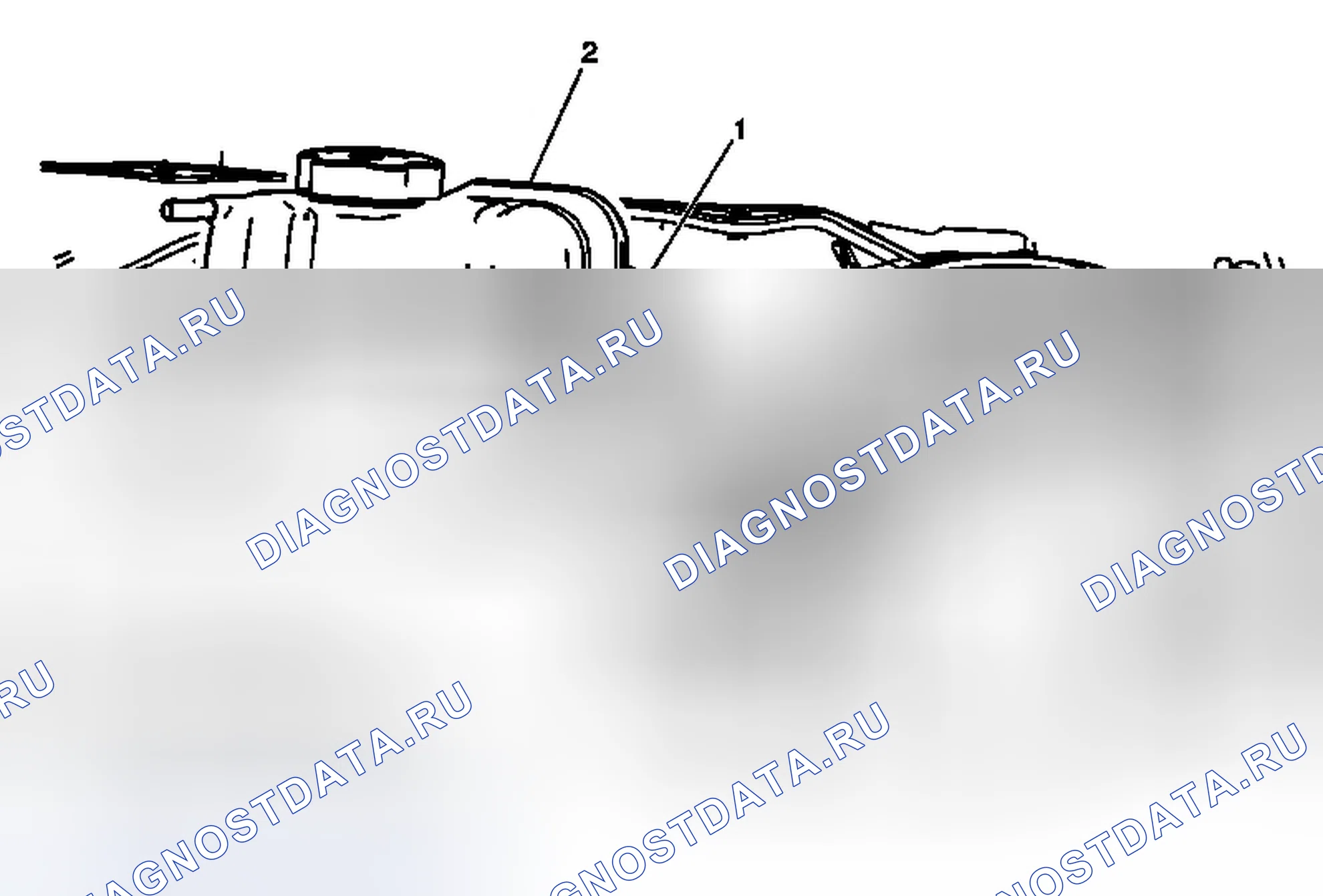 Рис. 44: Замена уравнительного резервуара радиатора (Lkw). Chevrolet Malibu VIII рестайлинг