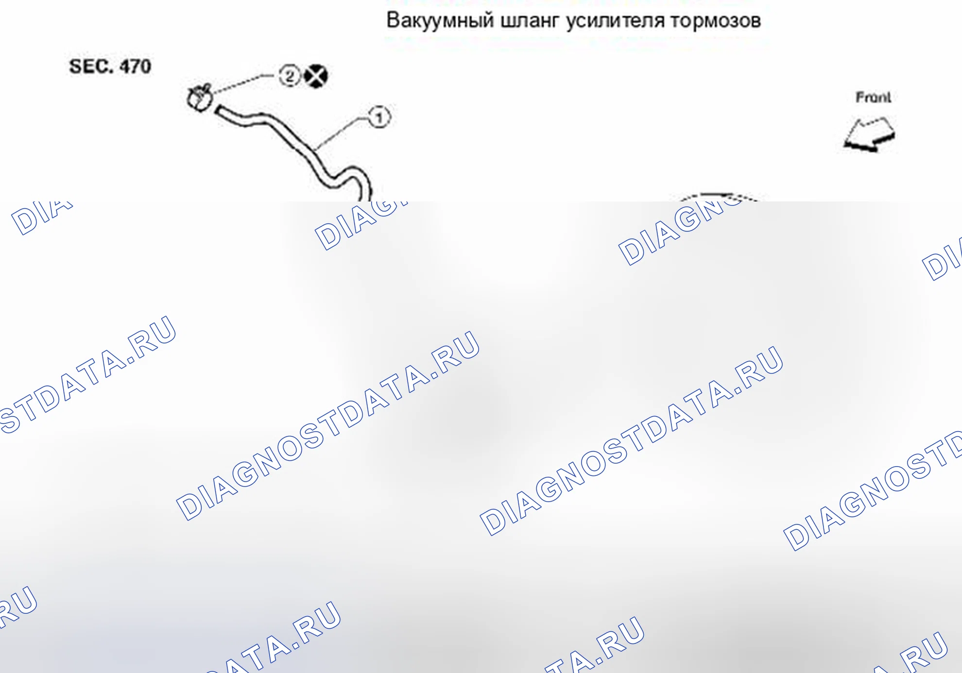 Рис. 31: Вакуумные линии: демонтаж и монтаж. Suzuki Equator I