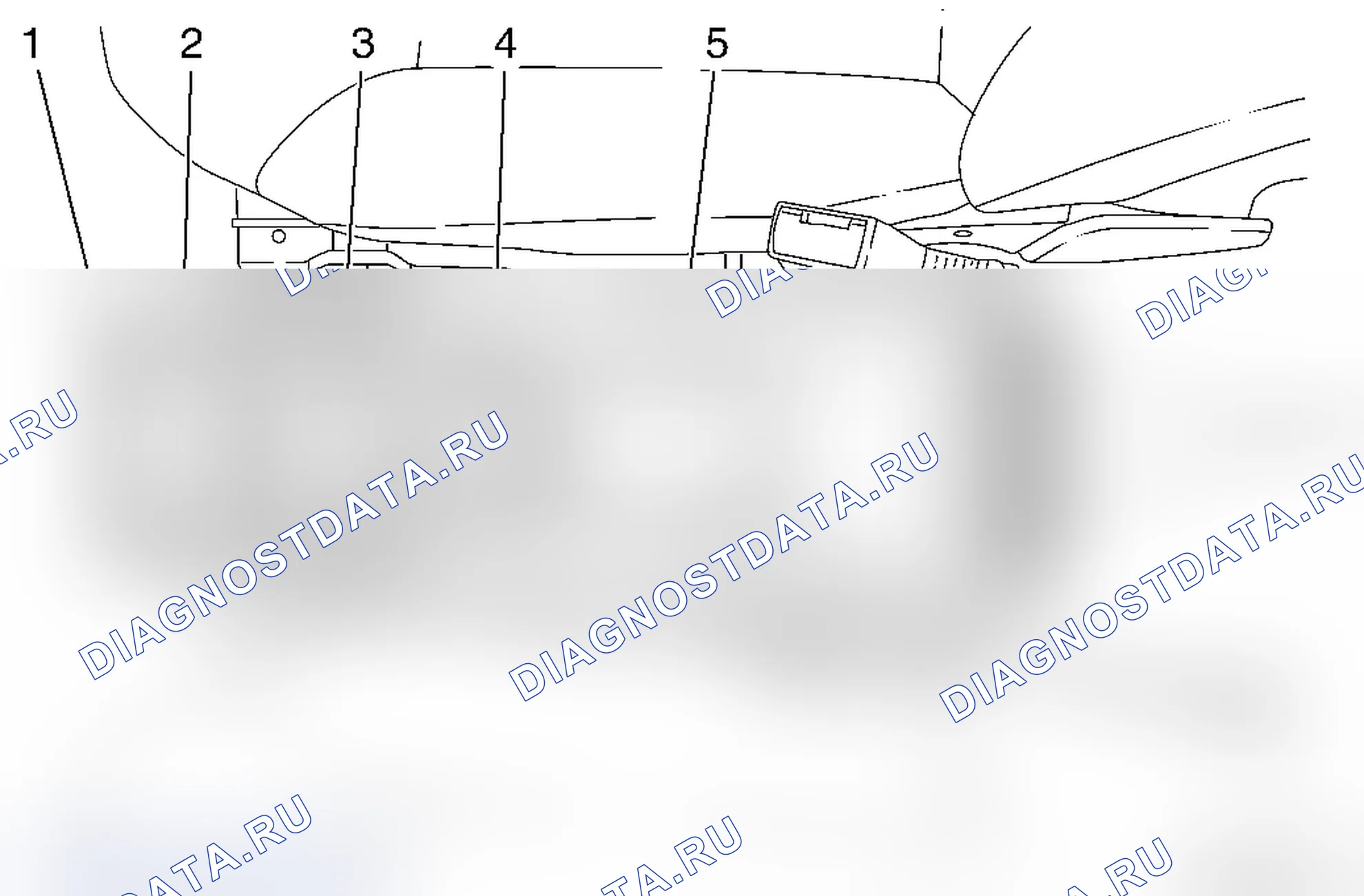 Центральная консоль. Opel Zafira B