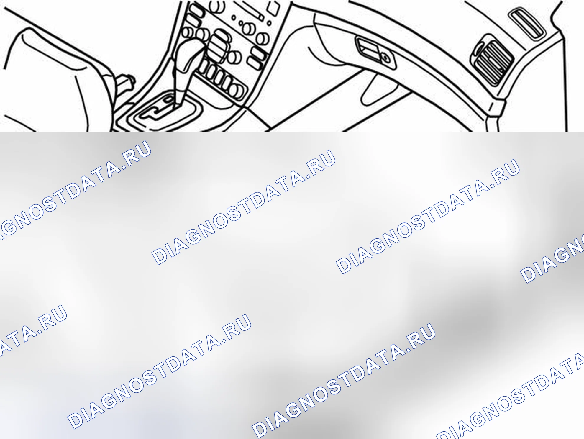Рис. 341: обивка переднего подоконника. Volvo V70 II