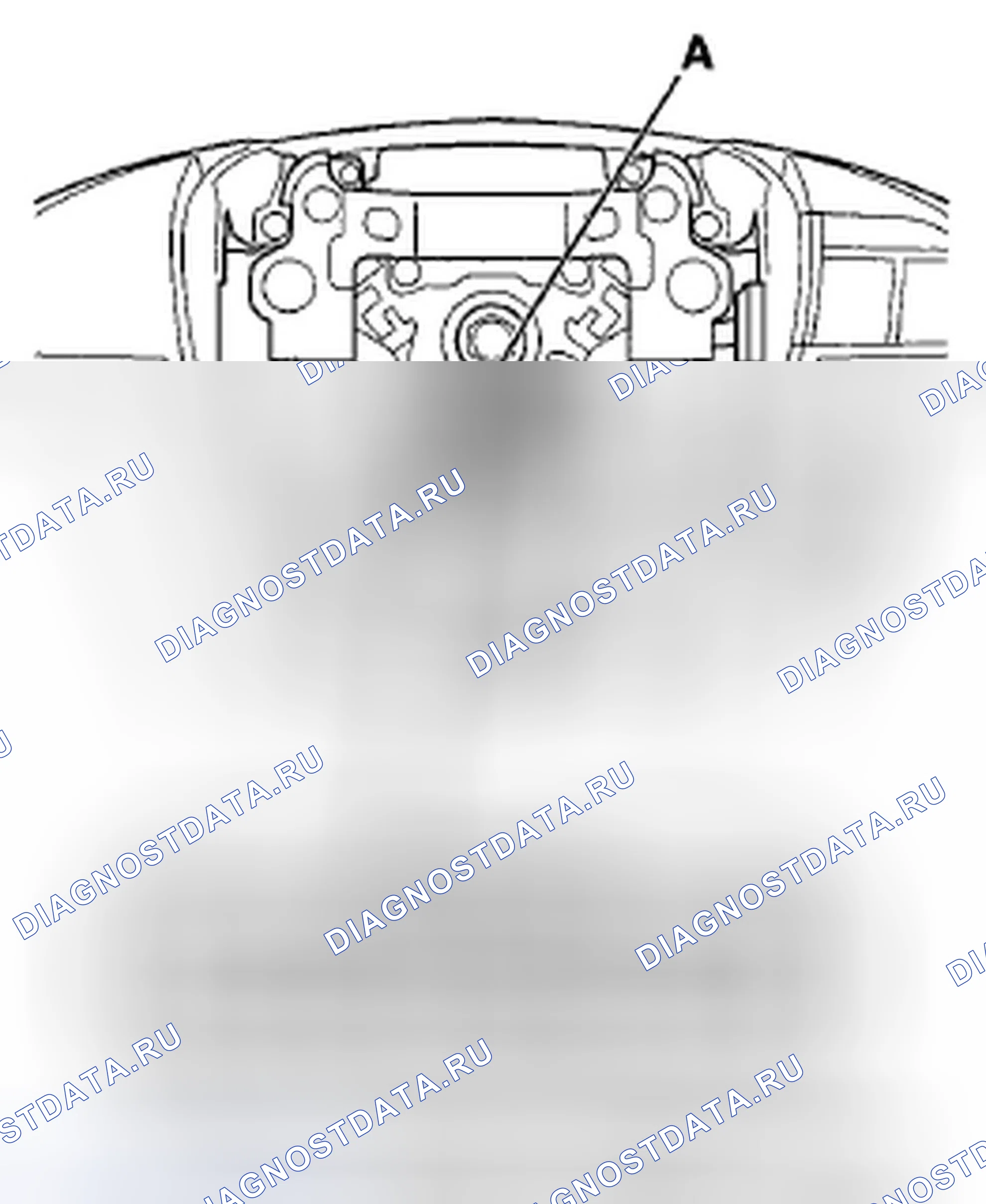 Рис. 28: Тест / замена многоинформационного коммутатора. Honda Pilot II
