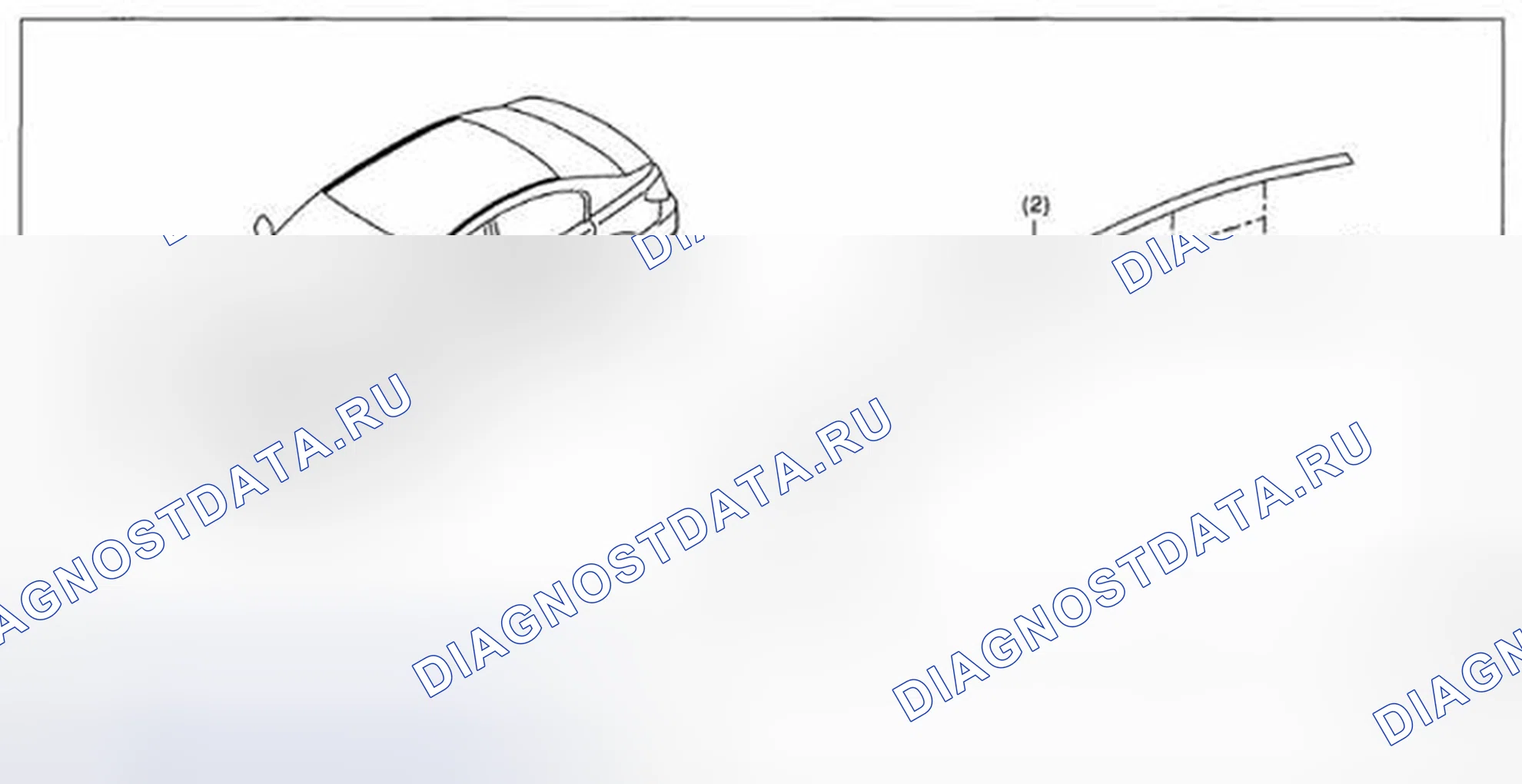 Рис. 12: ФОРМОВКА КРЫШИ. Subaru Legacy BM/BR