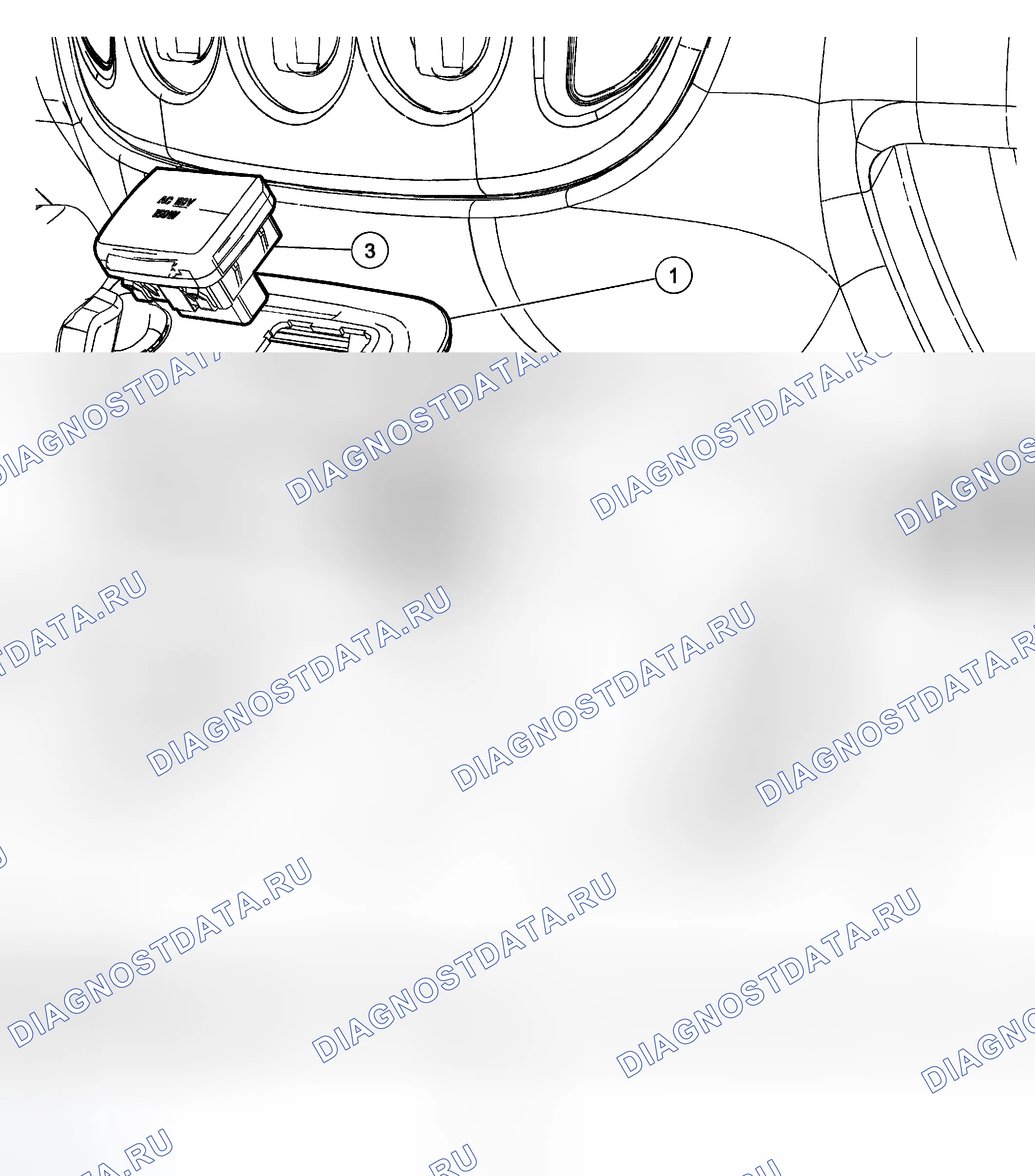 Рис. 2: Точка питания переменного тока. Hyundai Matrix I