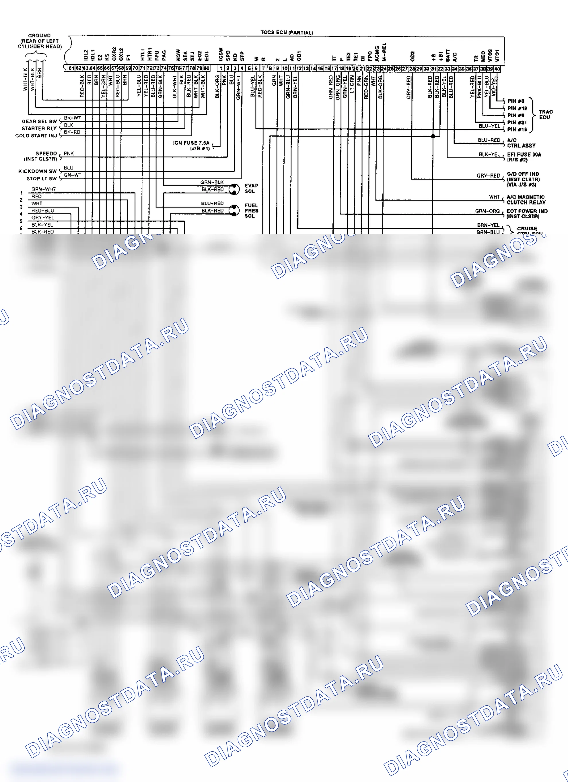 Wiring Diagram (SC400 4.0L - 2 Of 2). Lexus ES XV10