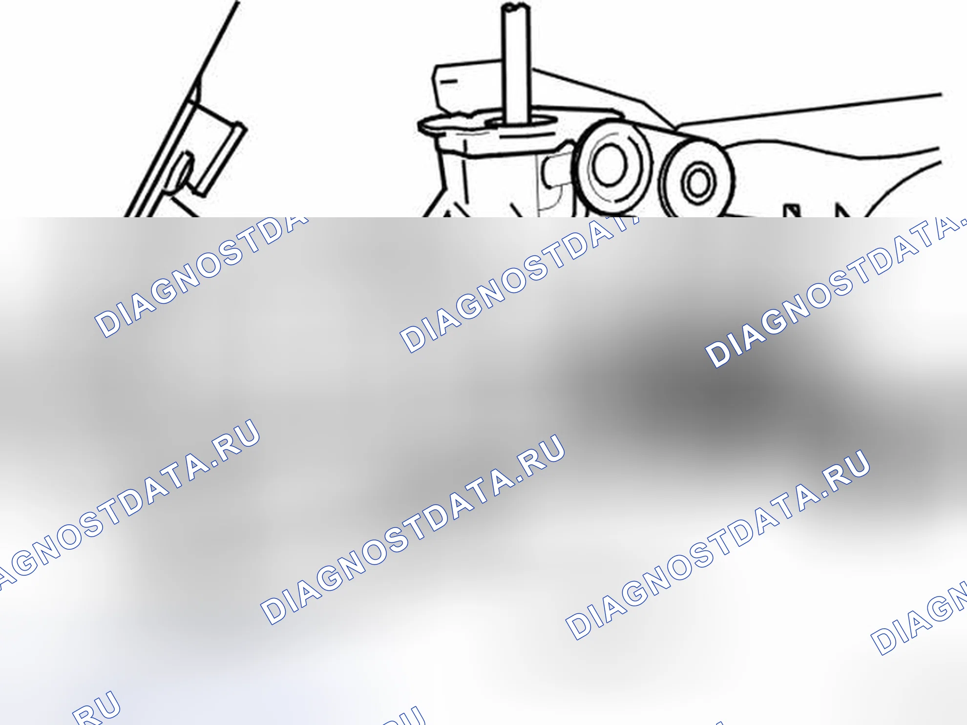 Рис. 701: Снятие троса селектора передач с шарового шарнира. Volvo S60 I рестайлинг