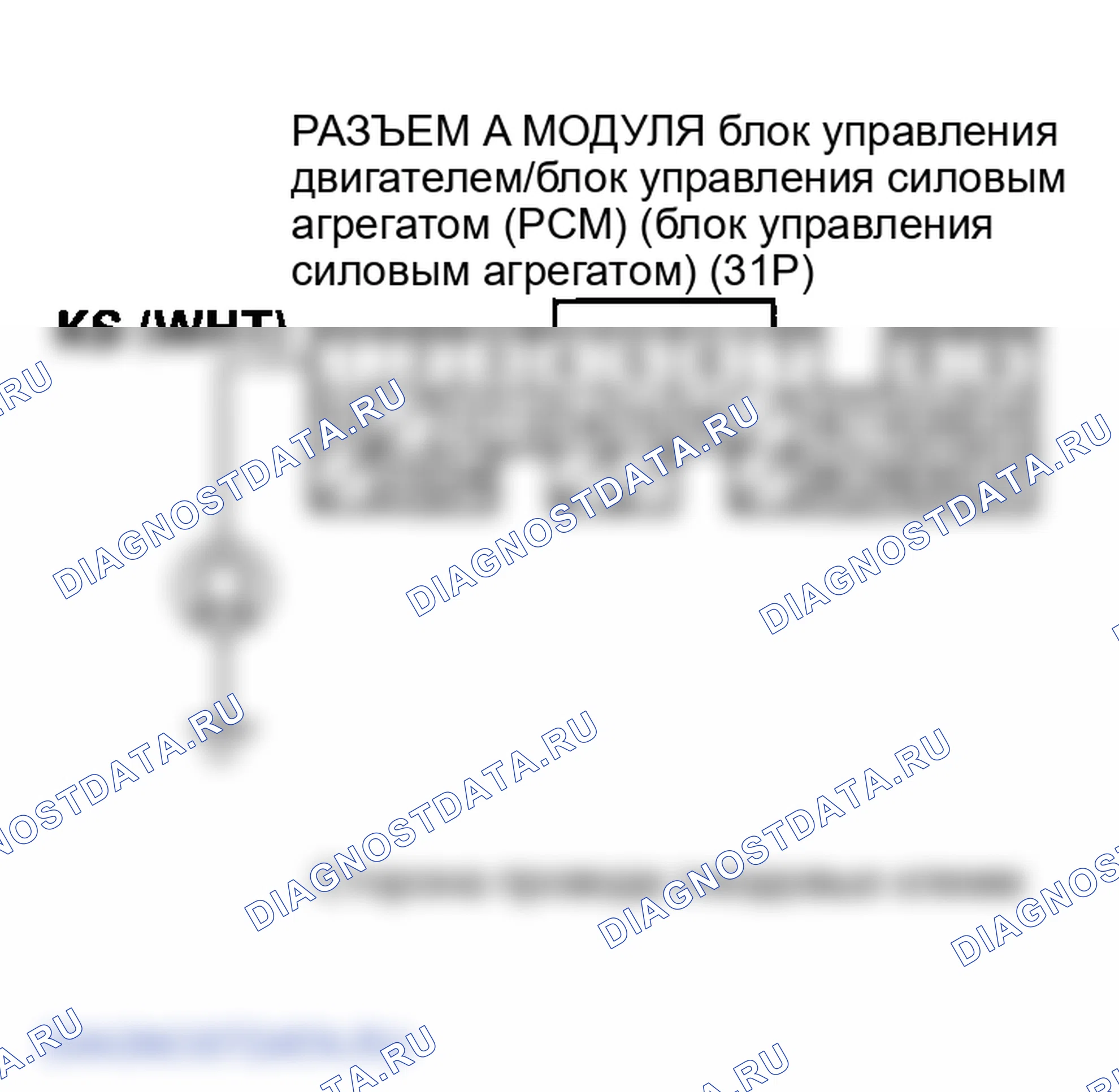 Рис. 128: расшифровка кода ошибки P0325: Неисправность цепи датчика детонации. Honda Element YH2