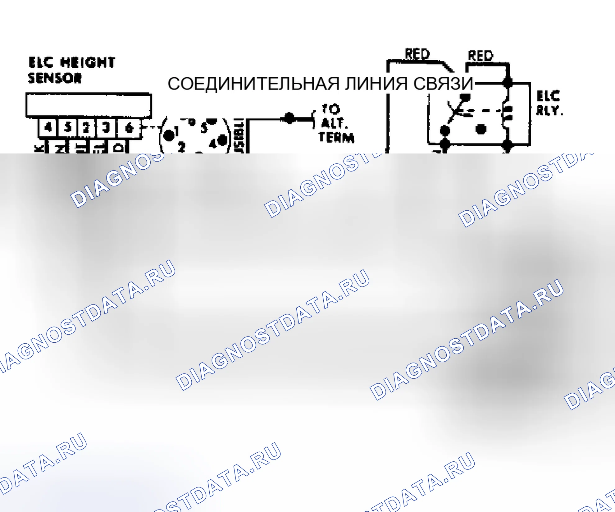 Рис. 8: Принципиальная схема Oldsmobile (Exc. Торонадо). Buick Electra V