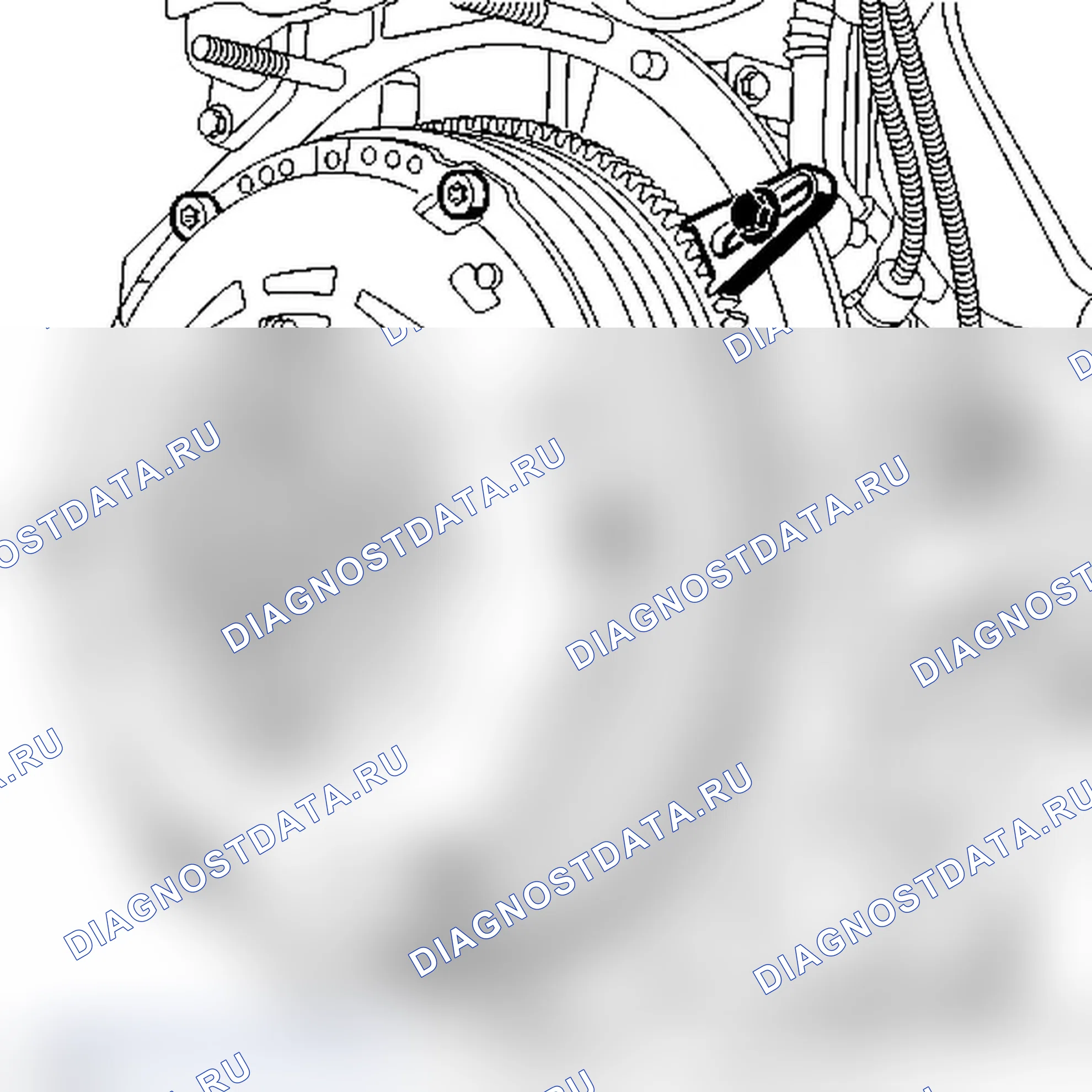 Как снять и установить коленчатый вал — двигатель F9Q (1.9 dCi дизель). Renault Scenic III