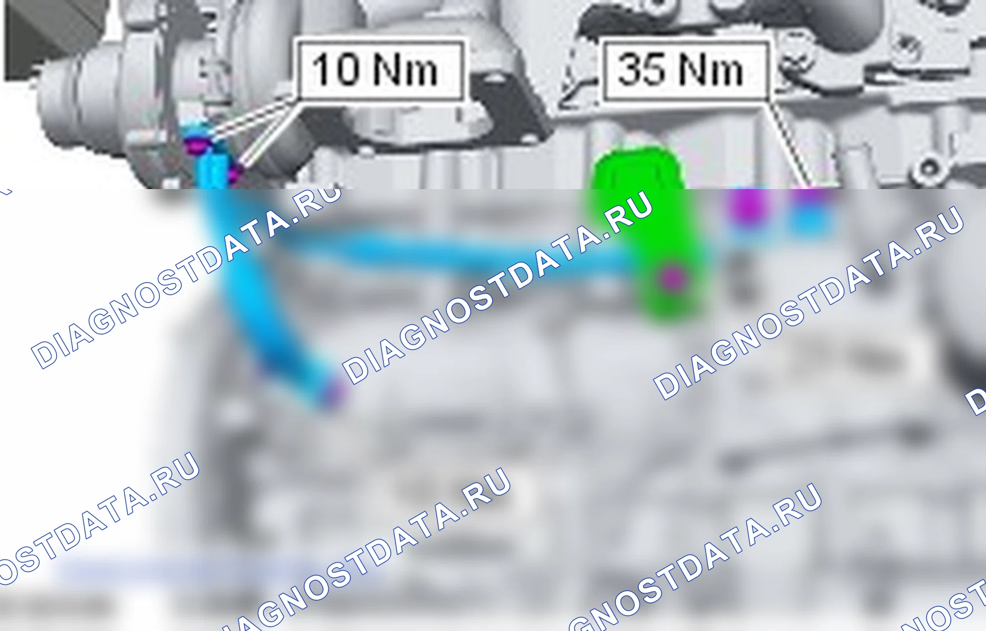 Диагностика турбокомпрессора. Ford Transit Connect I рестайлинг