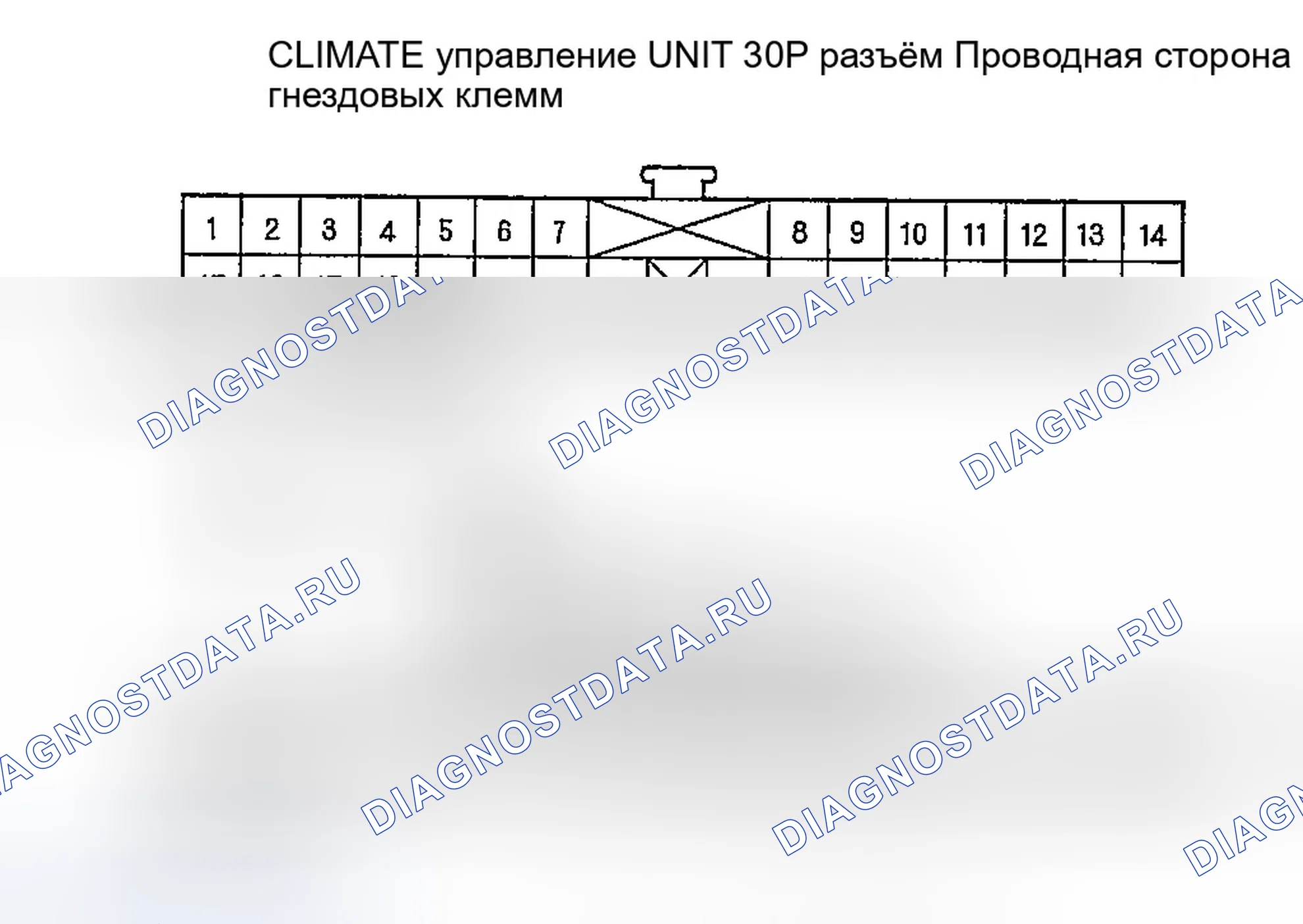 Рис. 28: Индикатор расшифровка кода ошибки B1235 или расшифровка кода ошибки K: Проблема в рычажном механизме, двери или двигателе управления воздушной смесью водителя. Honda Ridgeline I