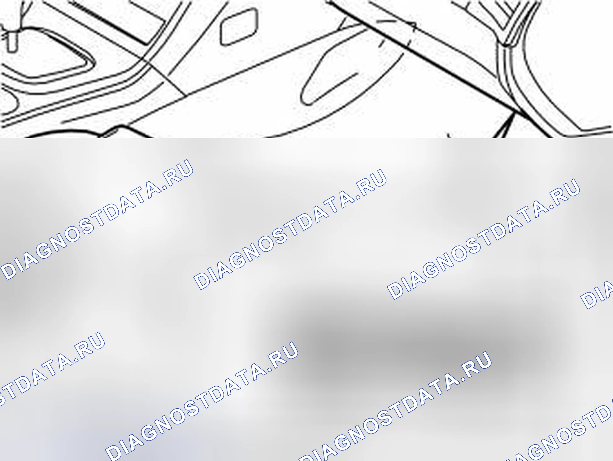 Рис. 1444: УСТАНОВКА АНТЕННОГО КАБЕЛЯ. Volvo XC90 I рестайлинг