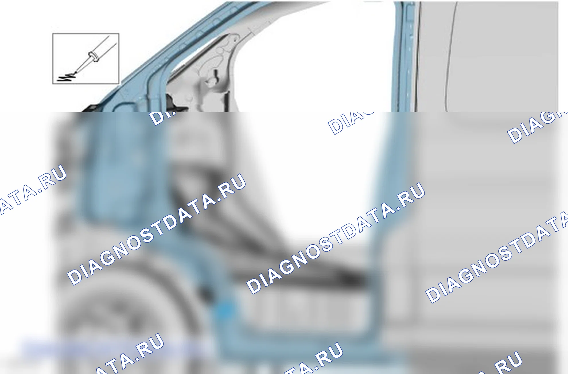 Внешняя панель стойки А: описание и работа. Ford Transit VIII