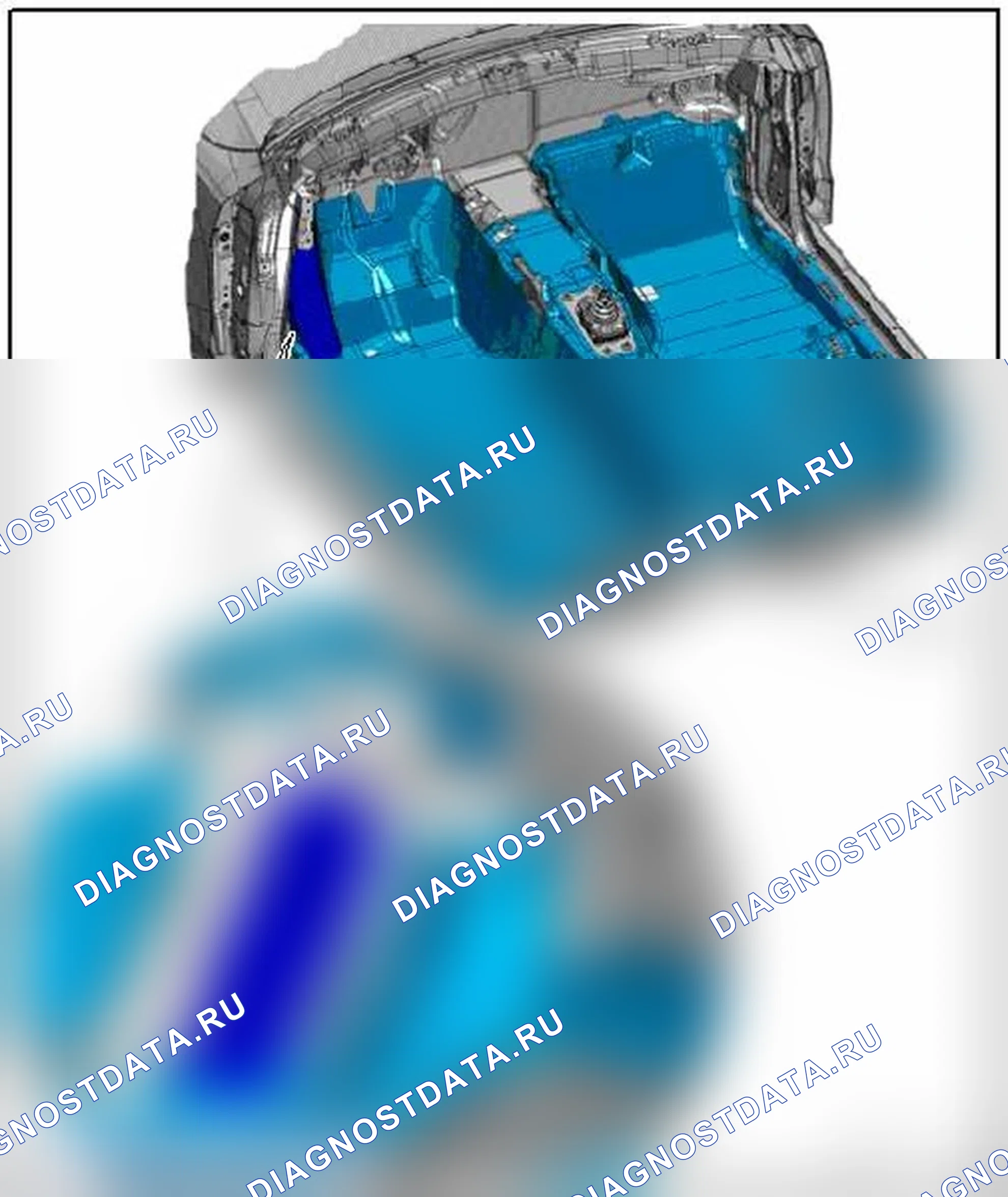 Рис. 1: ОБЗОР ПОДНОЖКИ И НАПОЛЬНОГО ПОКРЫТИЯ. Audi S4 B8 рестайлинг