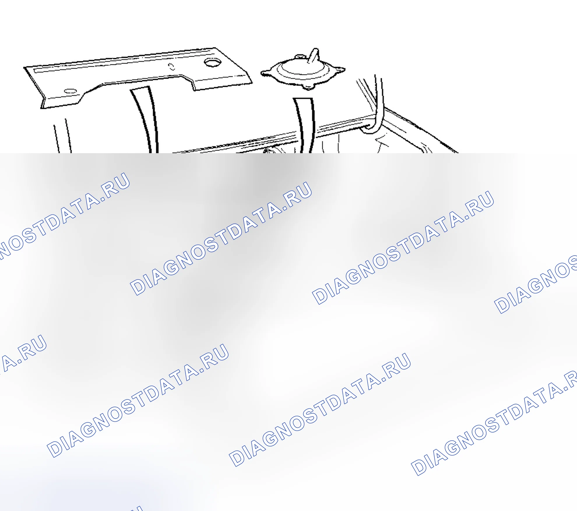 Рис. 8: Слив топлива из бака. Volvo V70 I