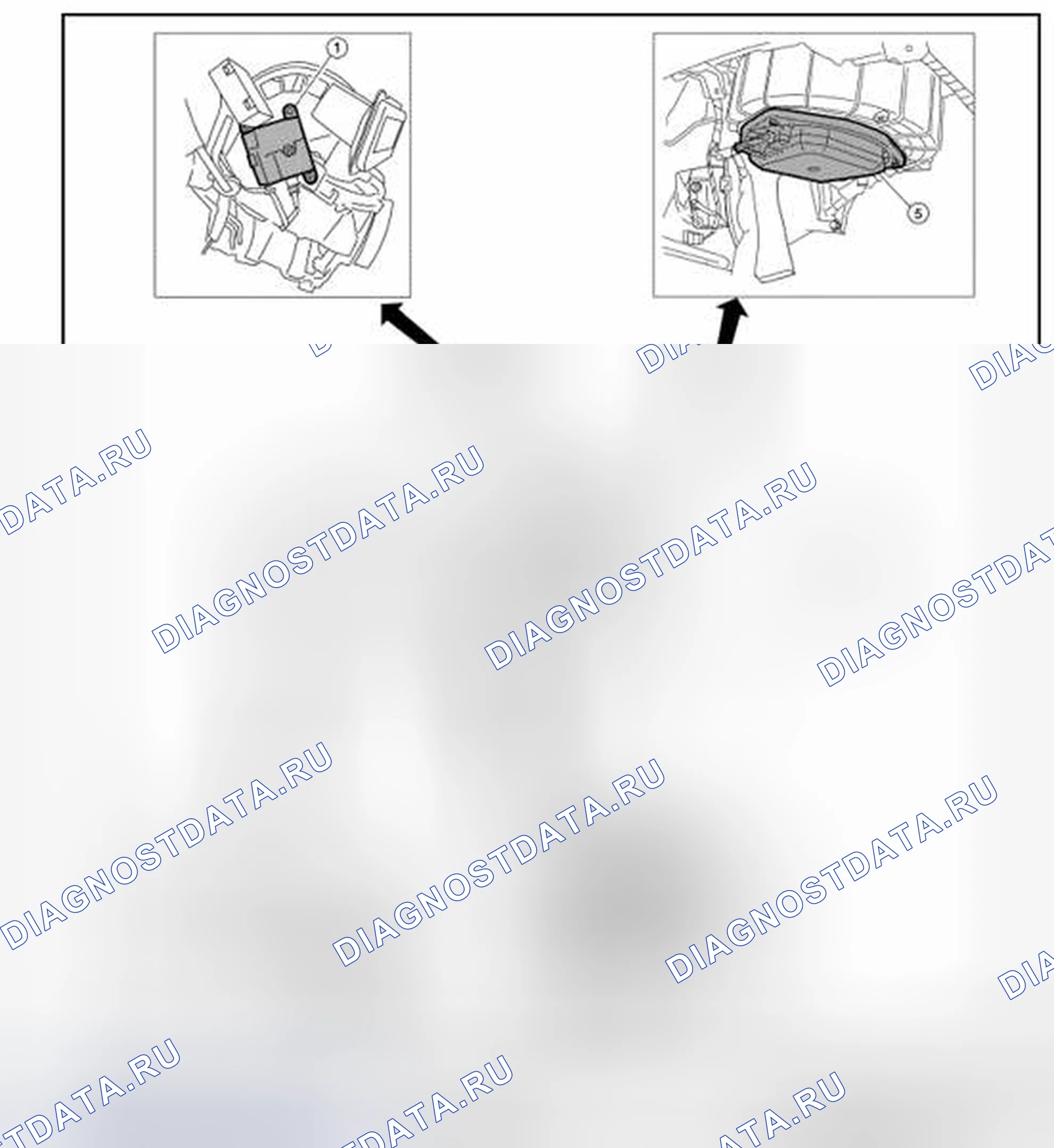 Рис. 174: ПАССАЖИРСКИЙ САЛОН. Nissan Altima L33