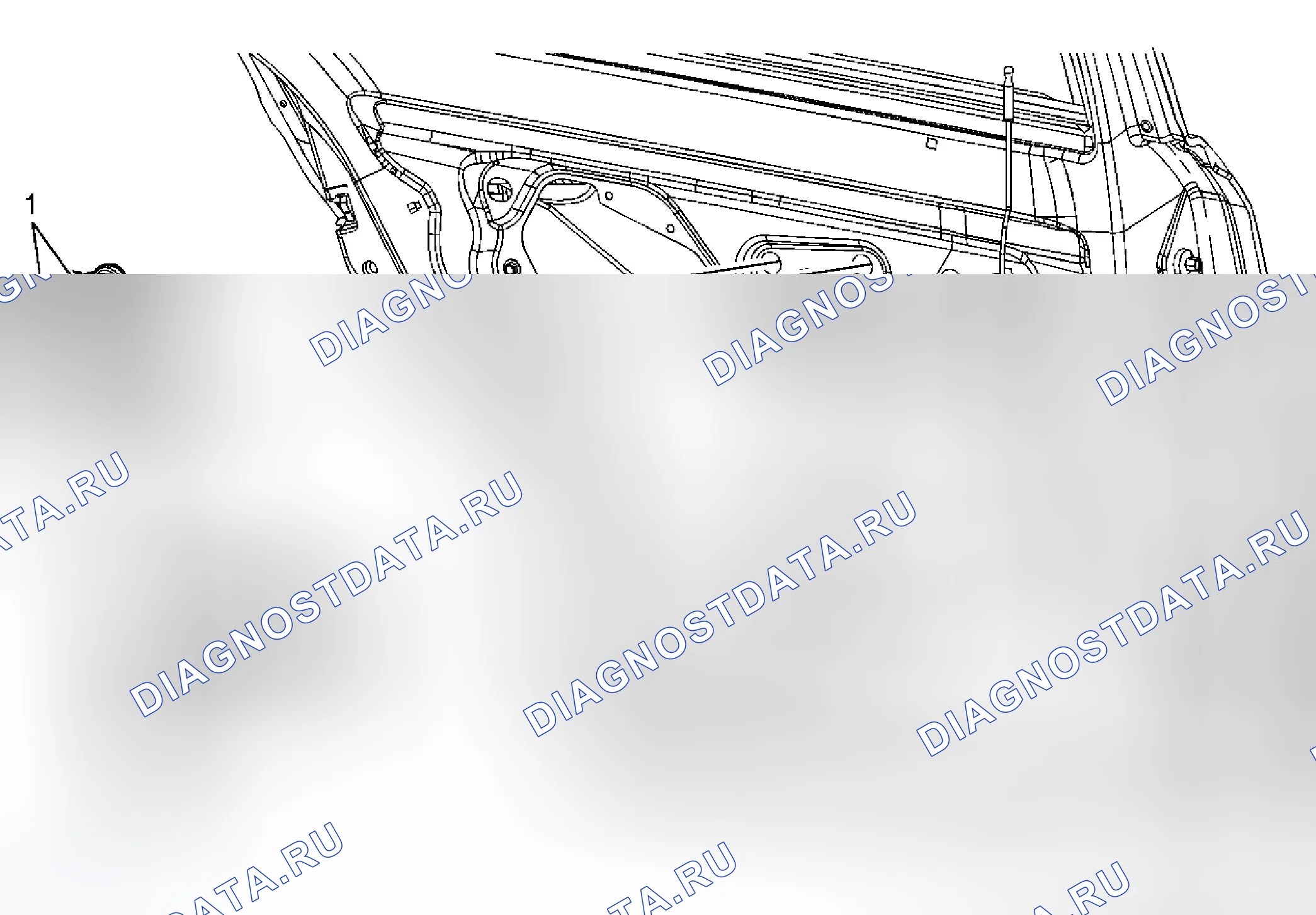 Рис. 44: Замена оконного регулятора - задняя дверь (вручную). Chevrolet Cobalt I