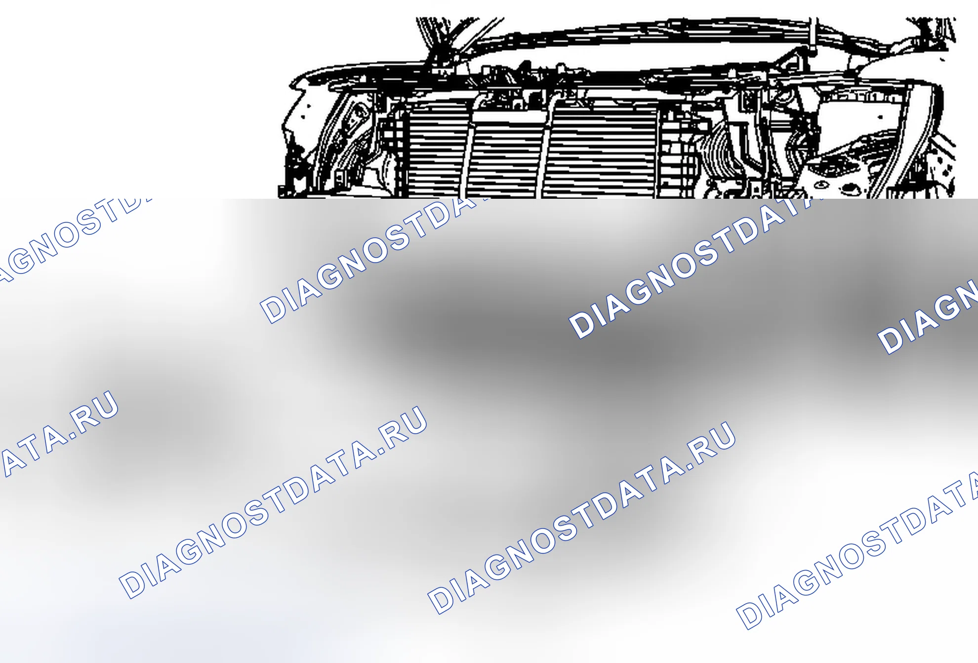 Рис. 8: Замена нижнего ударного бруса переднего бампера. Cadillac SRX II рестайлинг