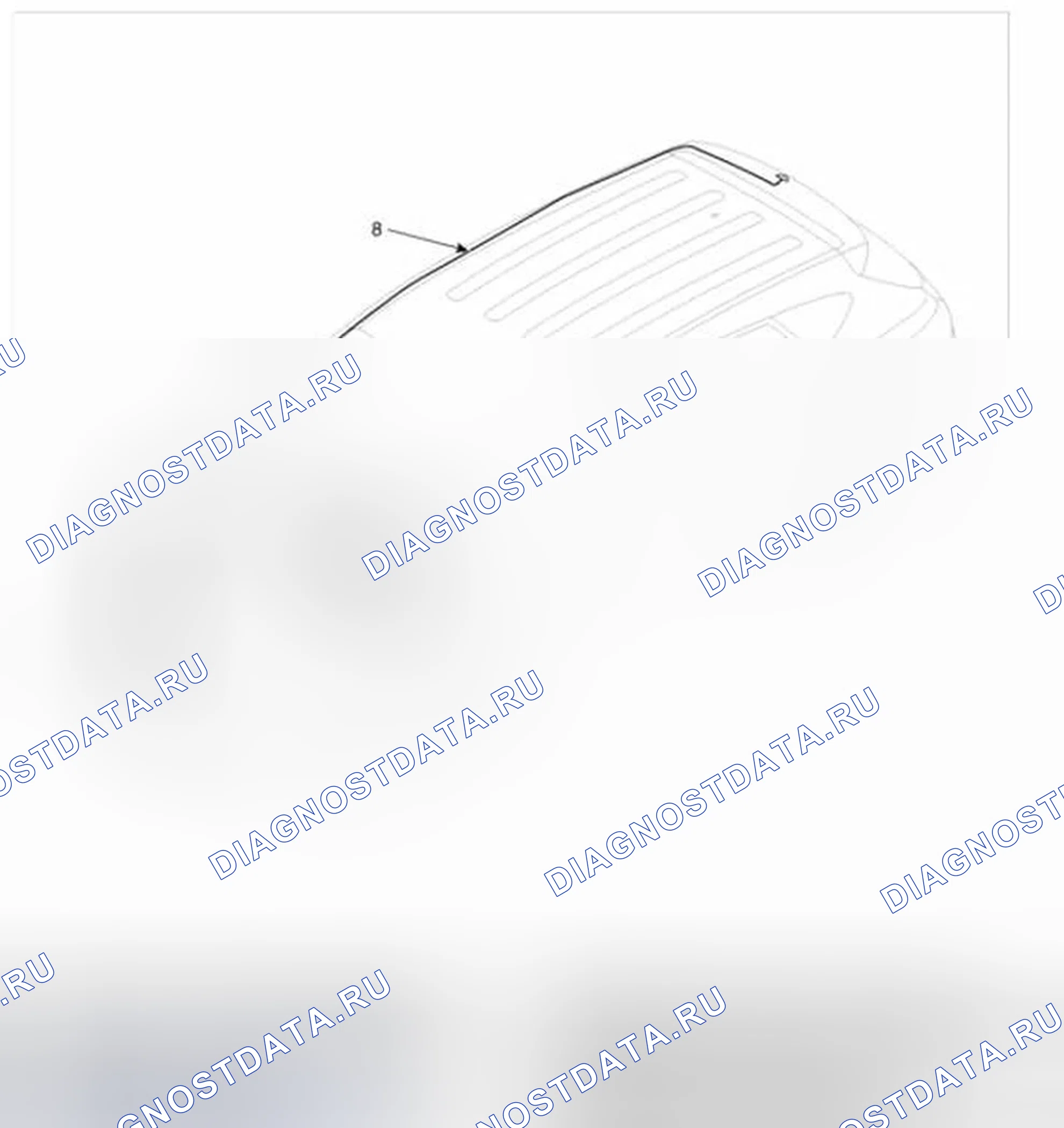 Рис. 1: Расположение компонентов. Hyundai Tucson II