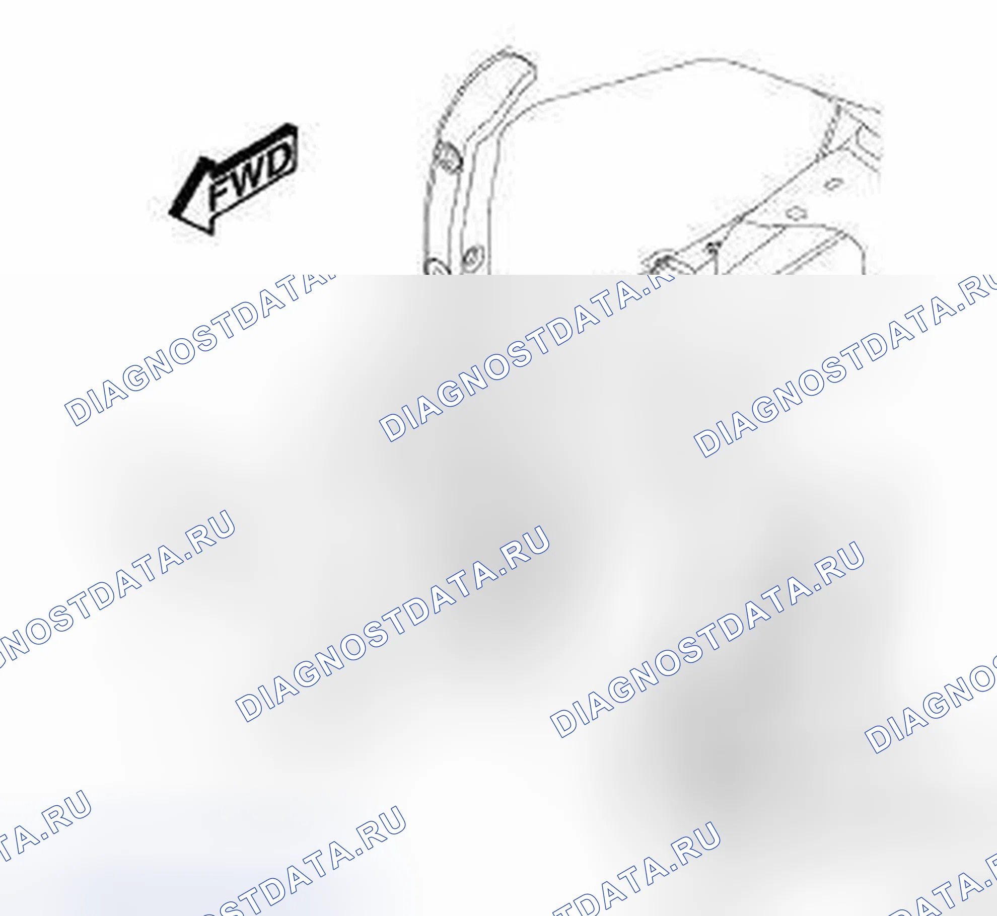 Рис. 4: ДЕМОНТАЖ. Dodge Caliber I рестайлинг