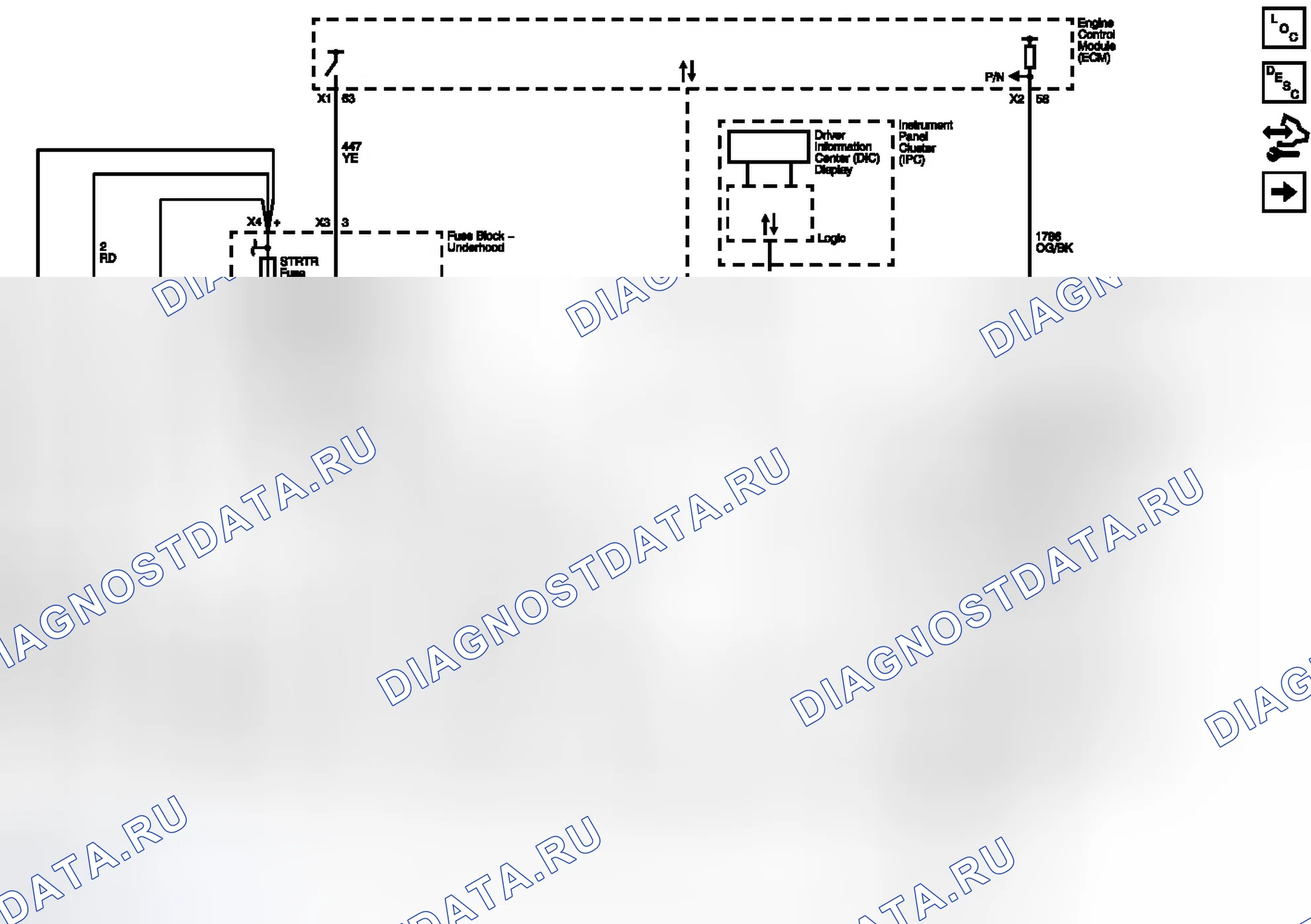 Рис. 4: Система запуска. Buick Enclave I