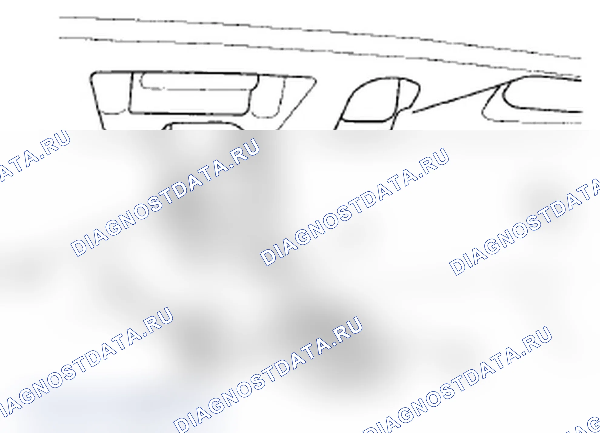 Рис. 182: Демонтаж/монтаж камеры заднего вида. Acura RL II рестайлинг