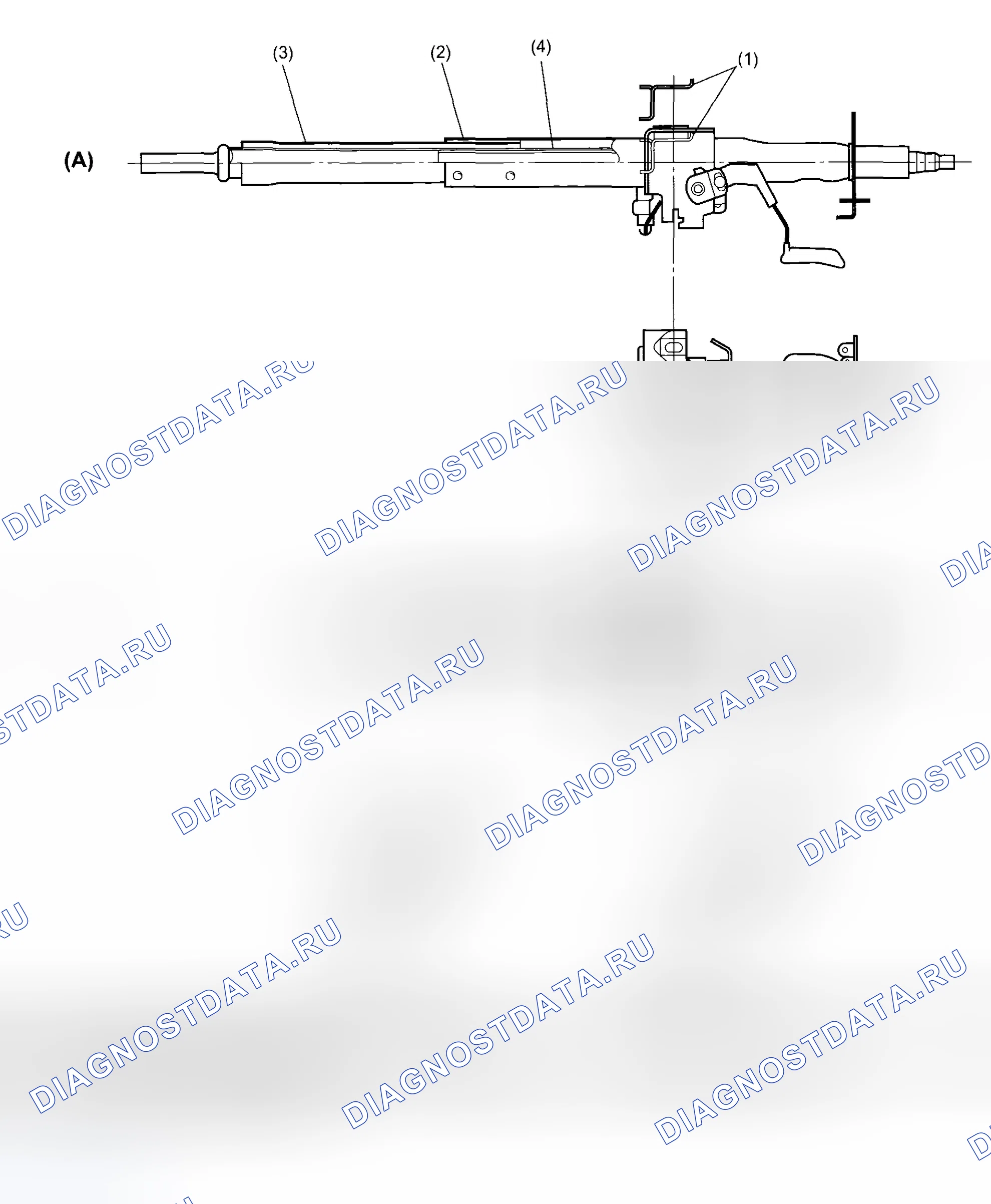 Рис. 2: ЭНЕРГОПОГЛОЩАЮЩИЙ МЕХАНИЗМ. Honda Vigor I