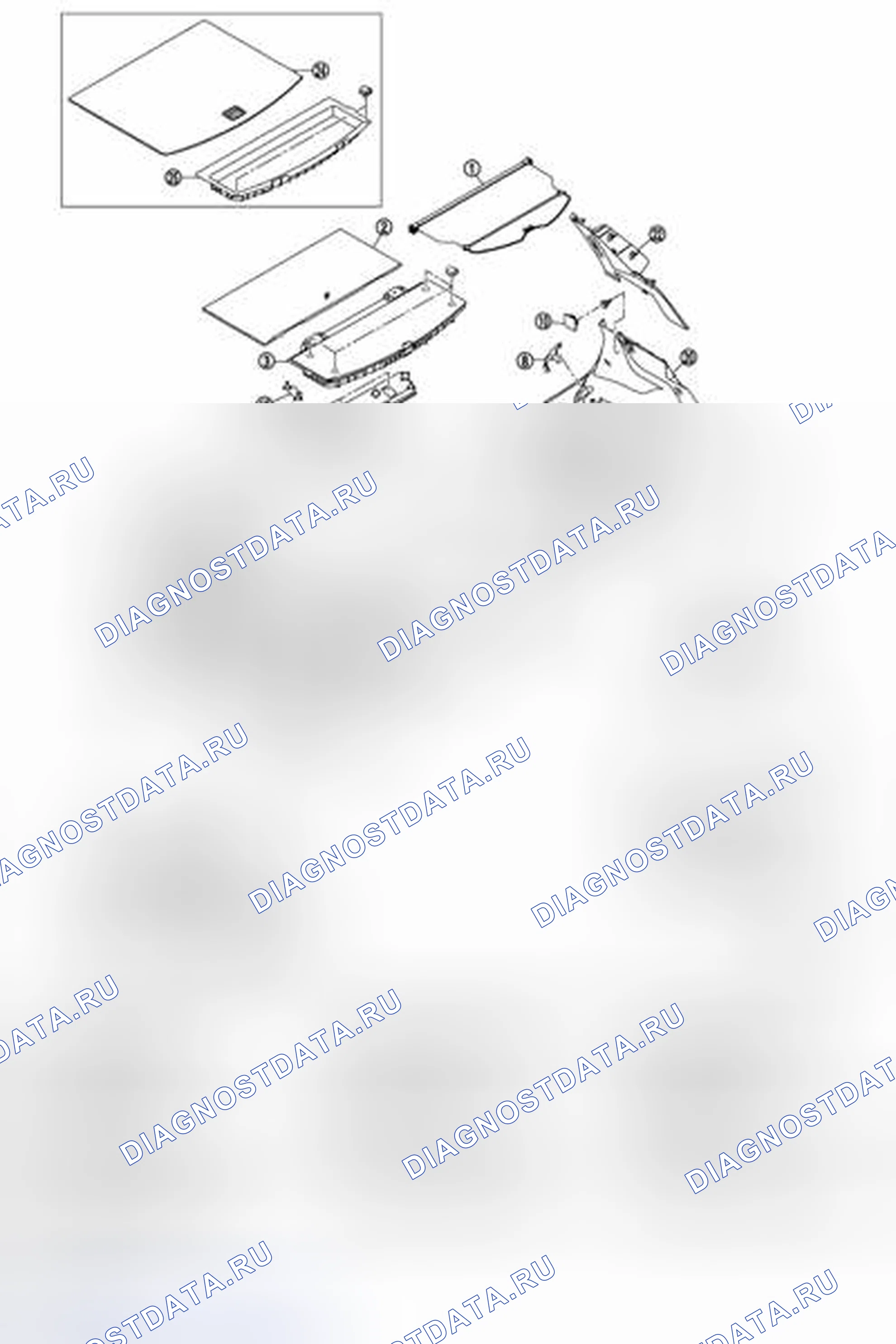 Рис. 44: Разнесенный вид. Honda S-MX I