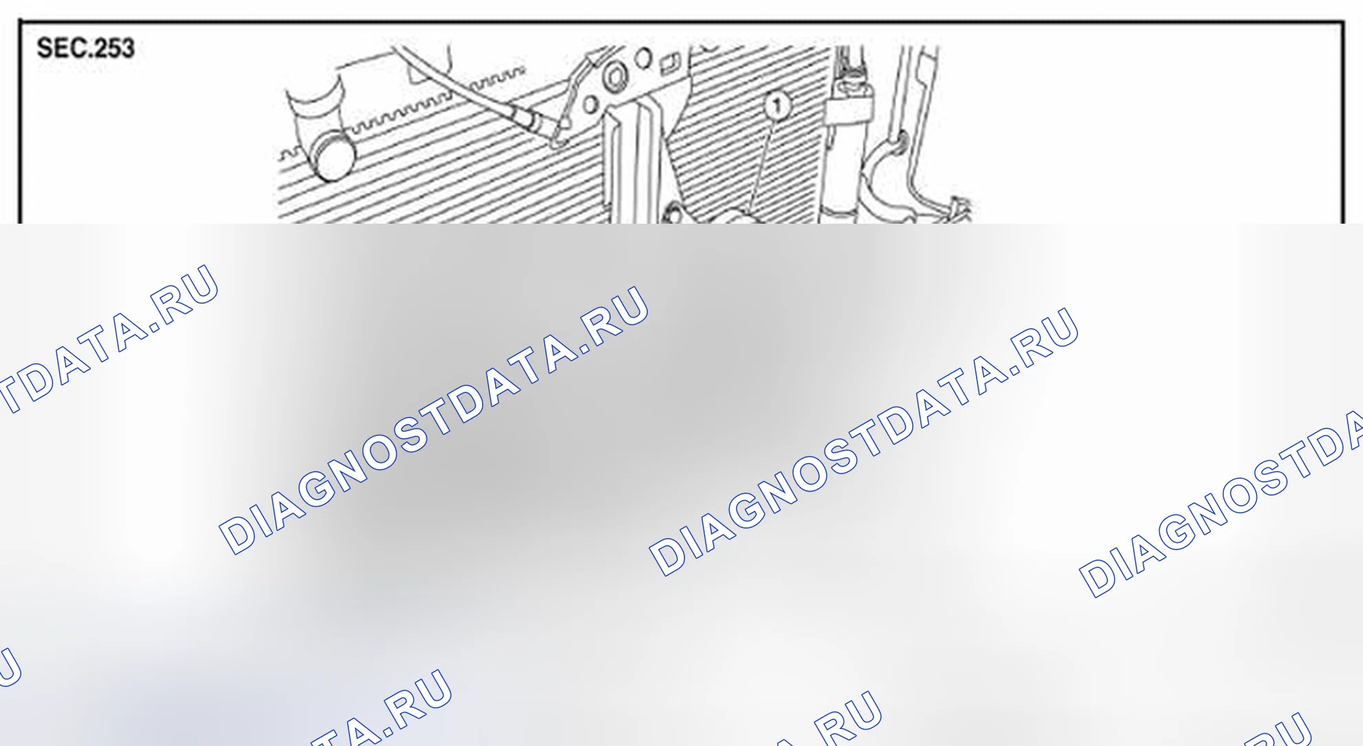 Рис. 5: Разнесенный вид. Nissan Pathfinder IV рестайлинг