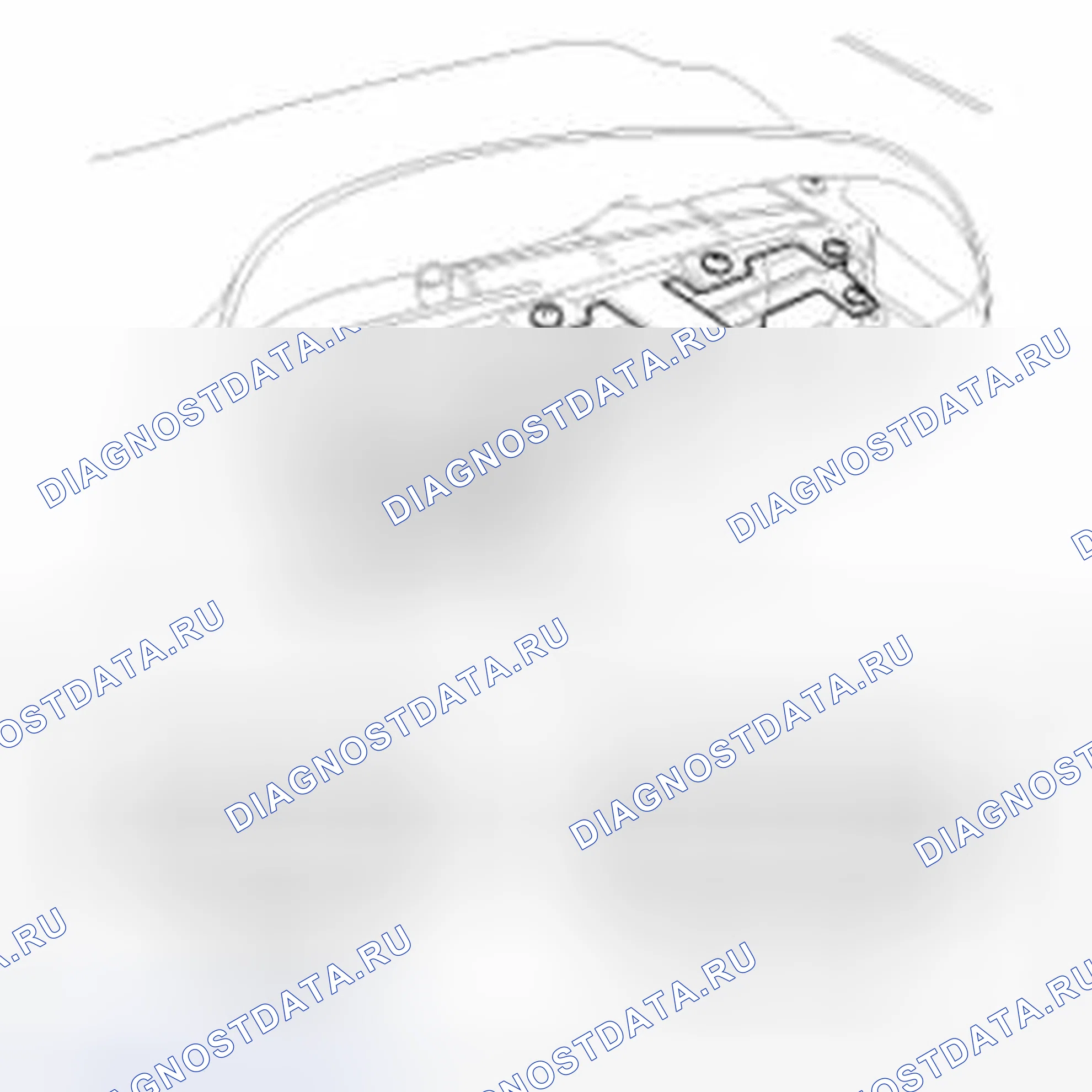Рис. 19: Проверка переключателя стеклоподъемника для пассажиров. Haval Beast (Shenshou) I