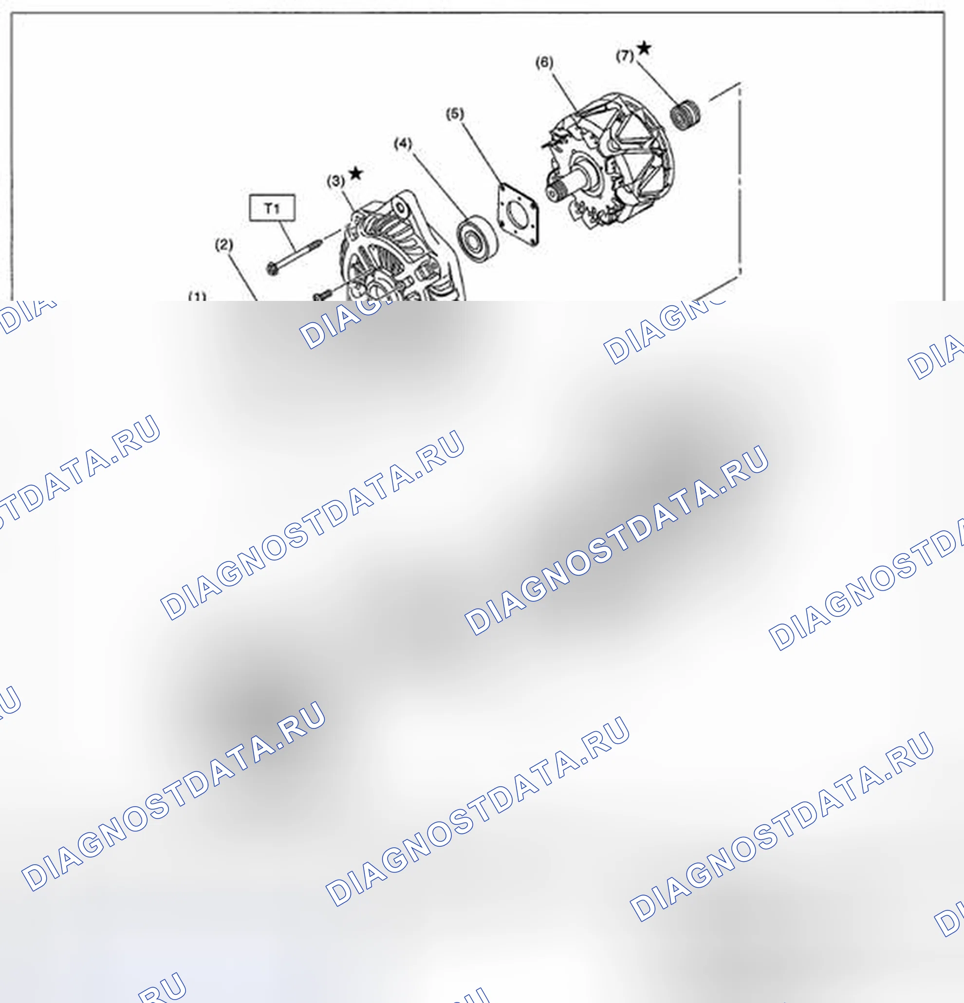 Рис. 61: ГЕНЕРАТОР. Subaru Outback BR