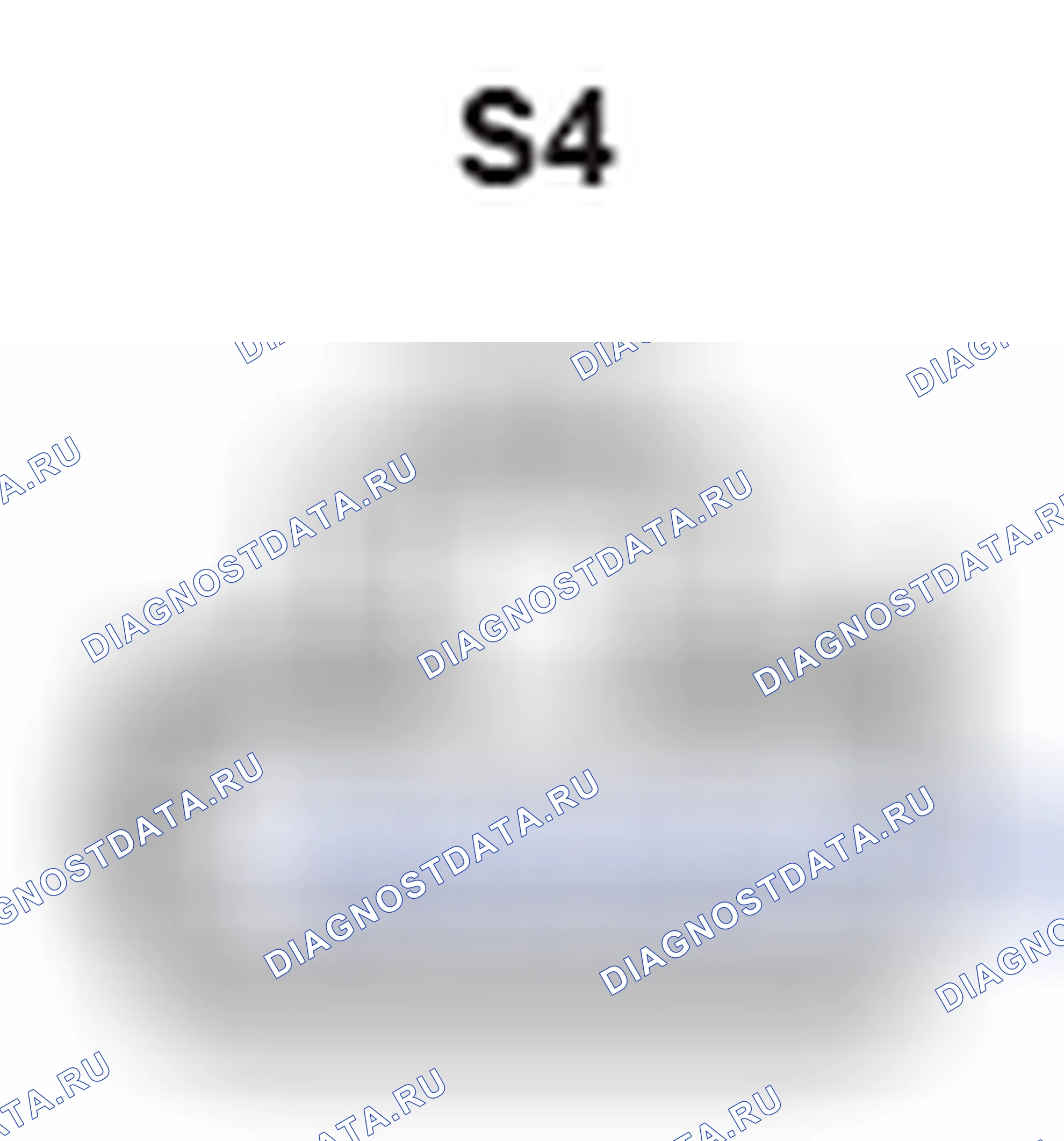 Рис. 480: Вид с торца разъема Tweeter (задний правый) (S4). Lexus GS III
