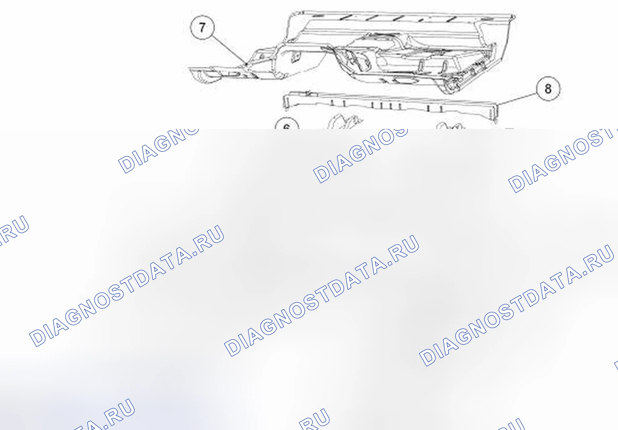 Рис. 119: Нижняя часть кузова - обычная кабина. Ford F-150 XII