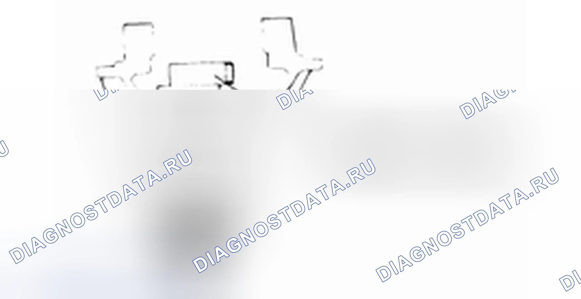 Сборка передней несущей панели дифференциала (4WD). Hyundai H-1 A1