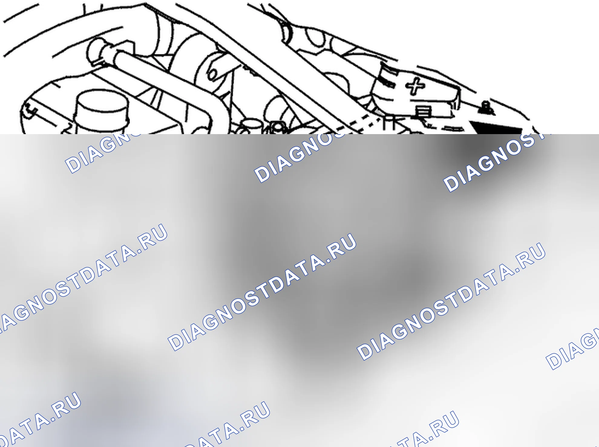 Рис. 24: Снять встроенное реле / термобатарею, вынуть разъем для блока ABS. Volvo C70 I