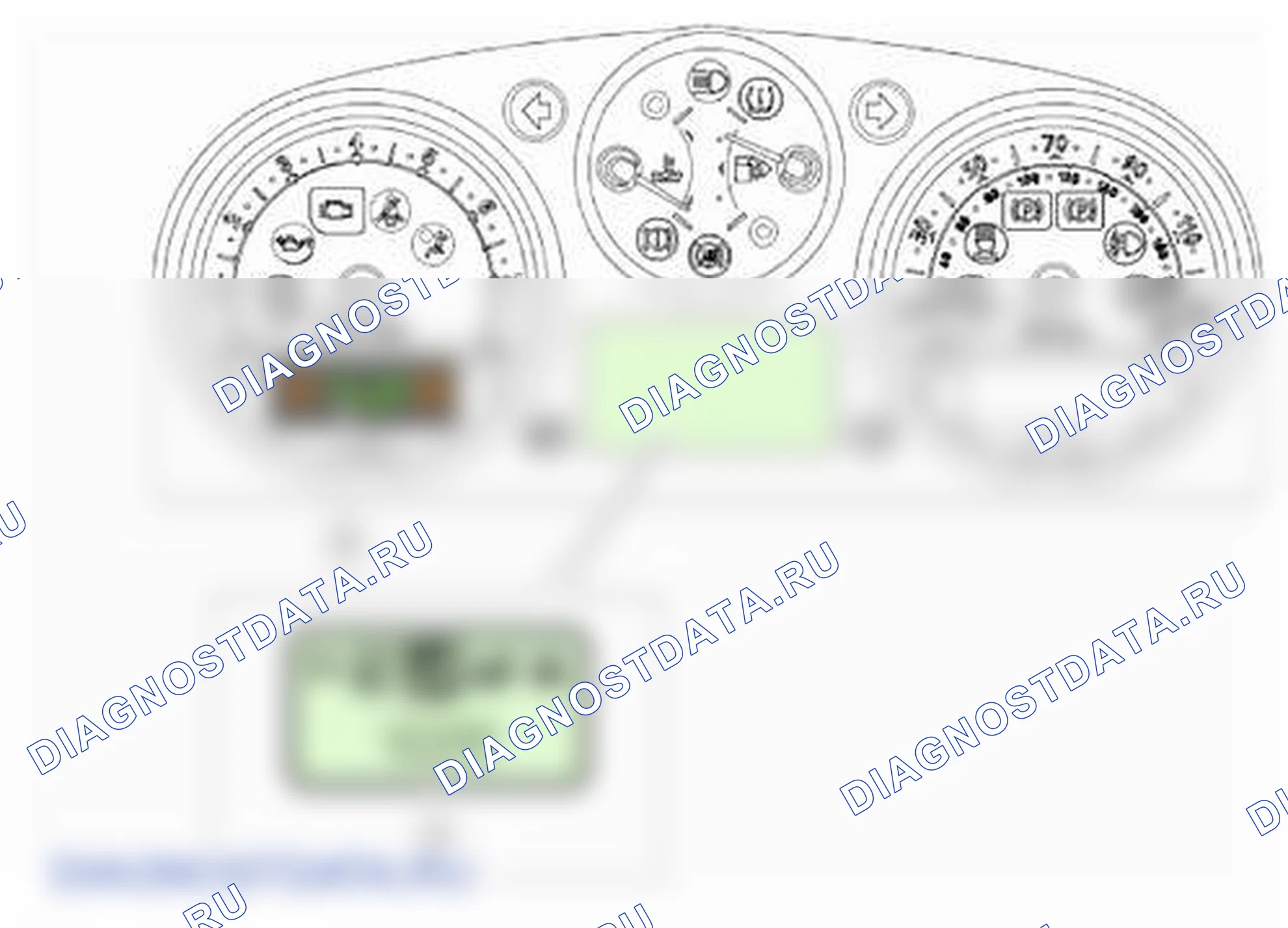 Рис. 17: Индикация состояния. Land Rover Range Rover Sport I