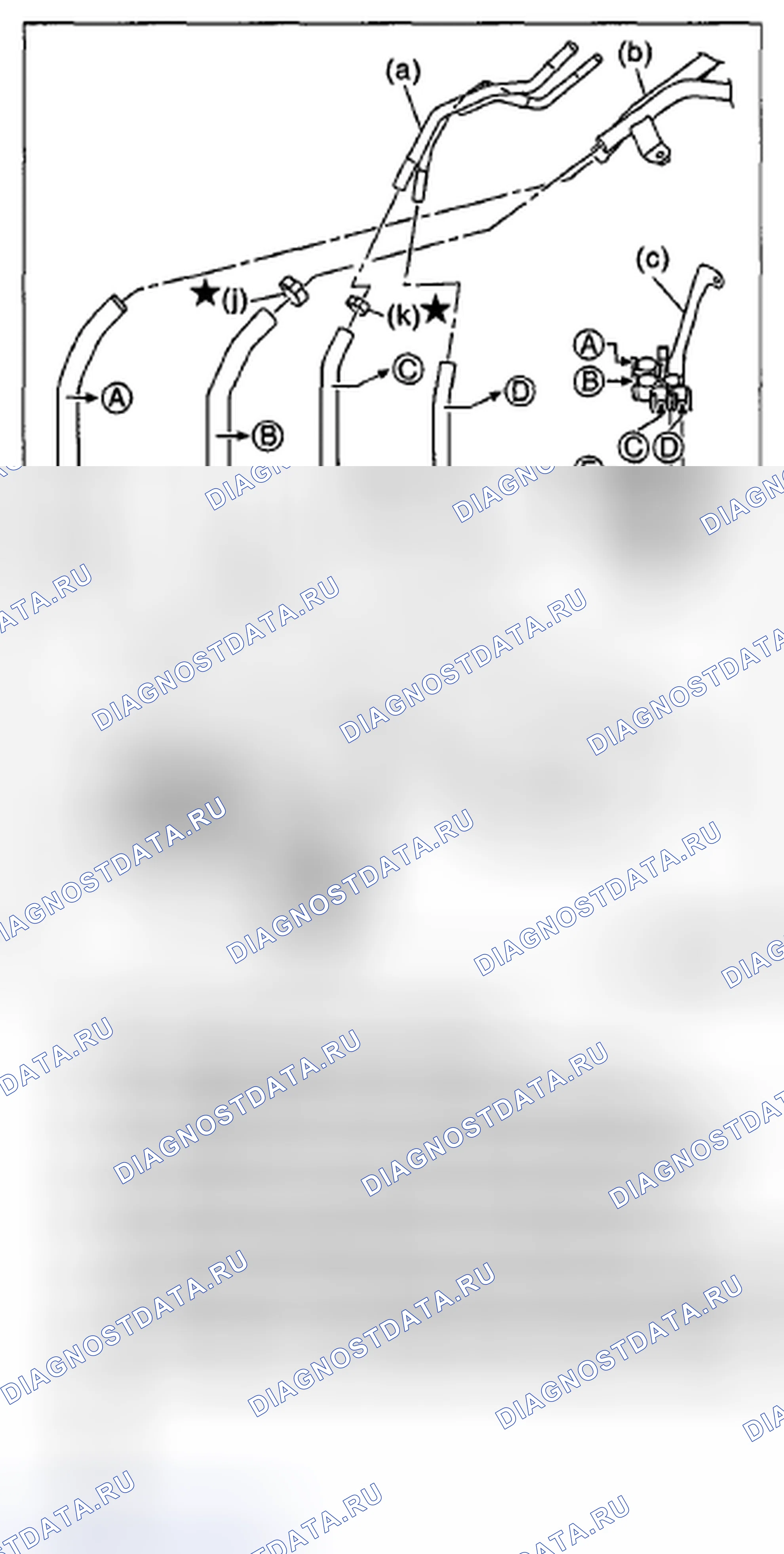 Рис. 438: РАБОТА ТОЛЬКО НА БЛОКЕ ДВИГАТЕЛЯ. Subaru Legacy BM/BR