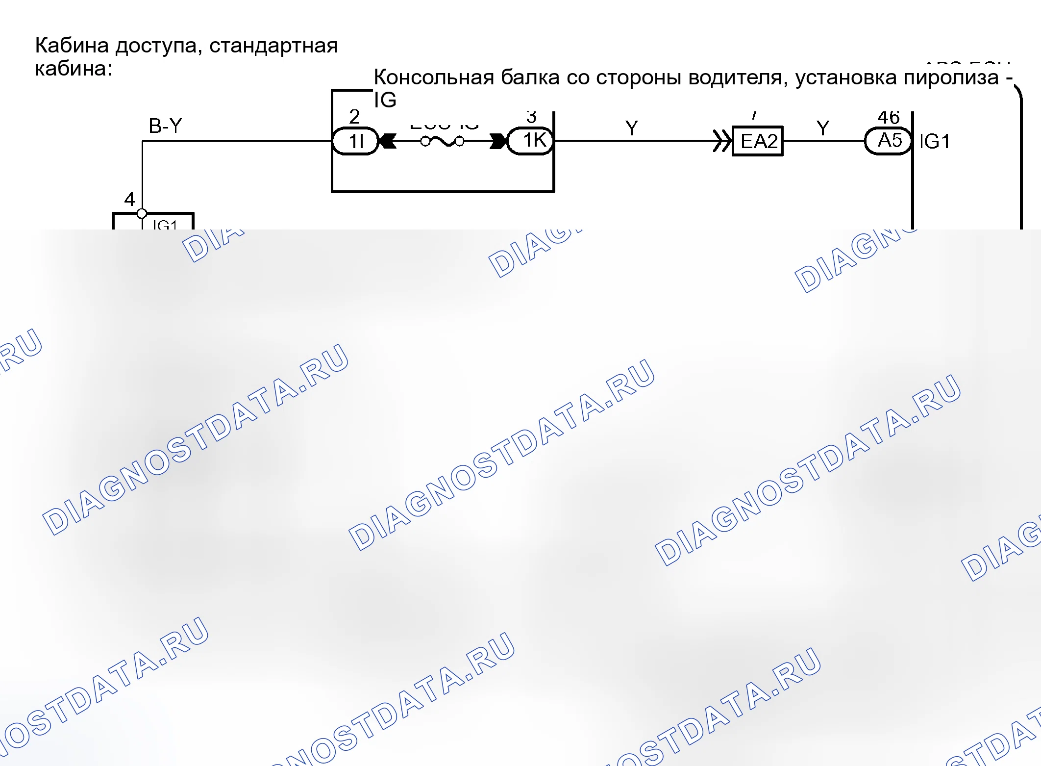 Рис. 47: электросхема. Toyota Tundra I рестайлинг