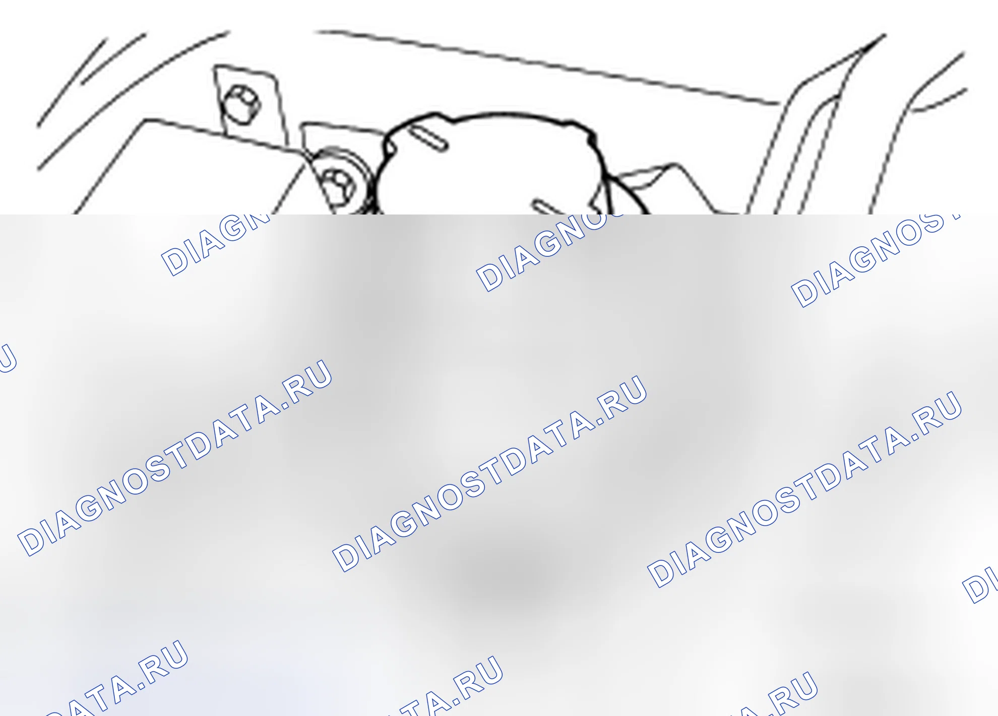 Рис. 2: Проверка уровня жидкости. Nissan X-Trail I