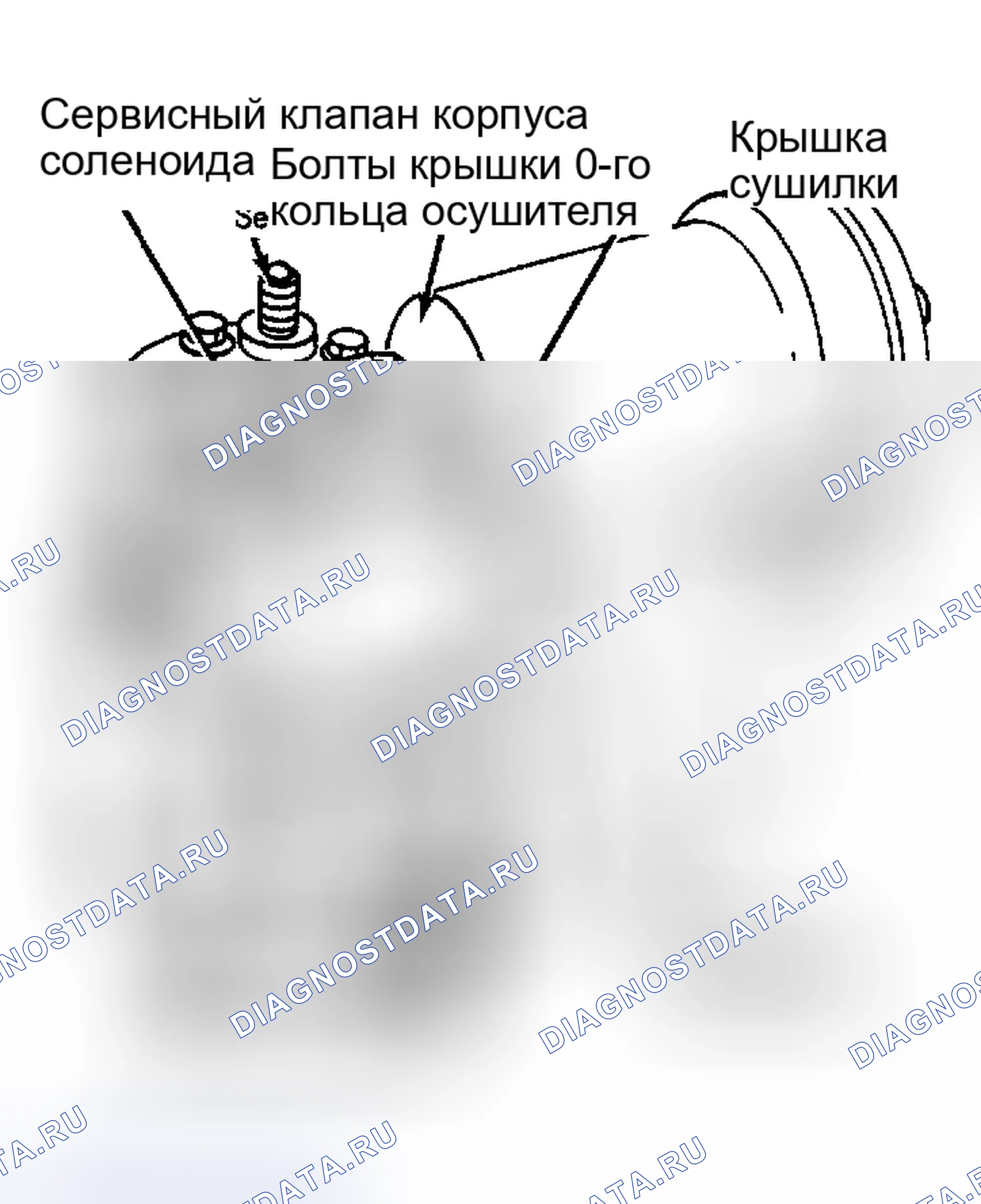 Рис. 2: Проверка герметичности компрессора Для проведения теста используйте мыльный и водный раствор.. Pontiac 6000 I