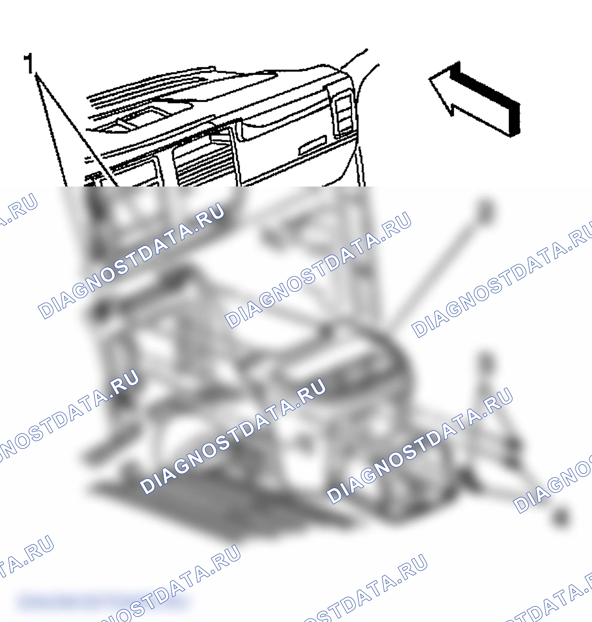 Рис. 43: Порядок демонтажа. GMC Savana H2500 