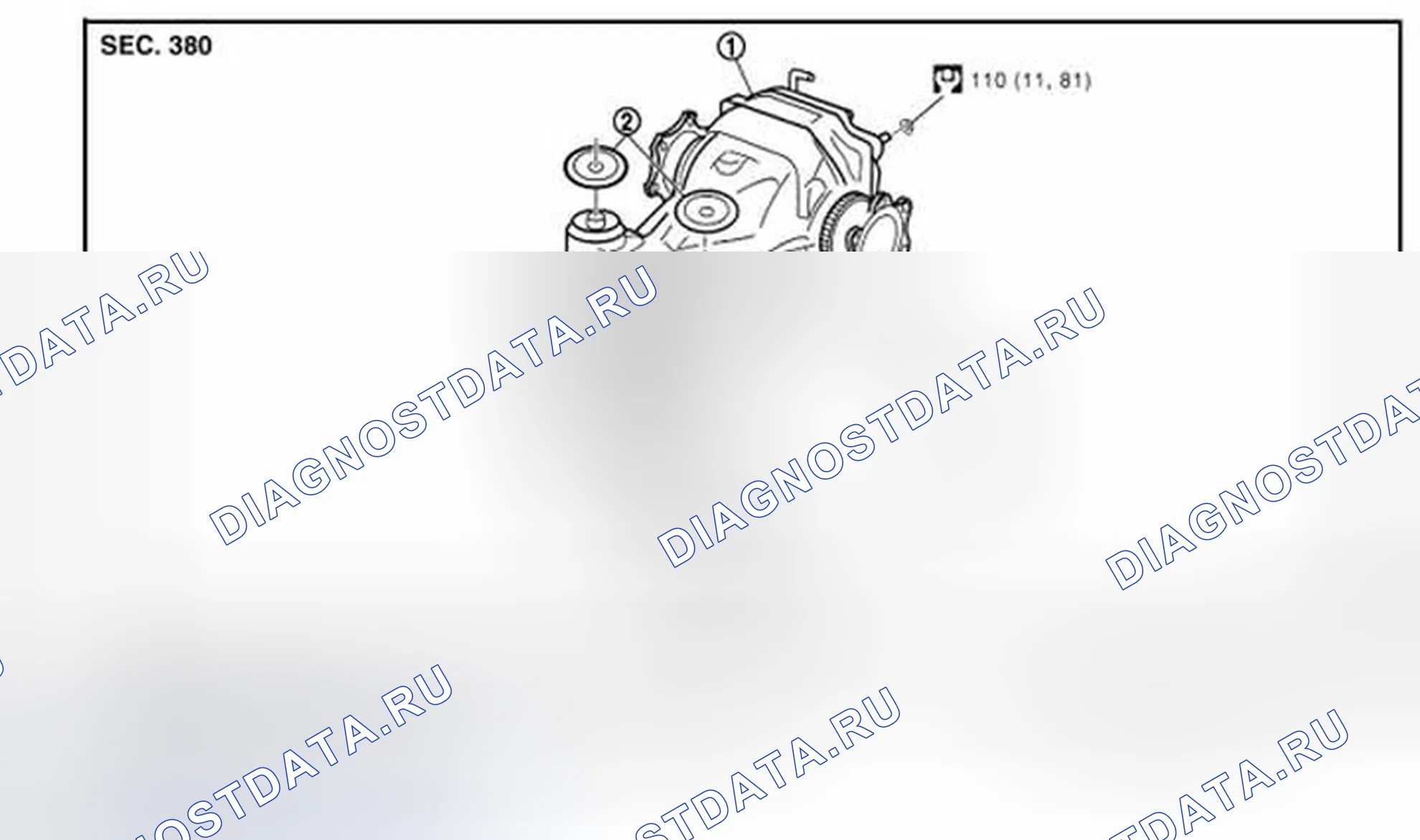 Рис. 31: M / T: Разнесенный вид. Infiniti Q60 I