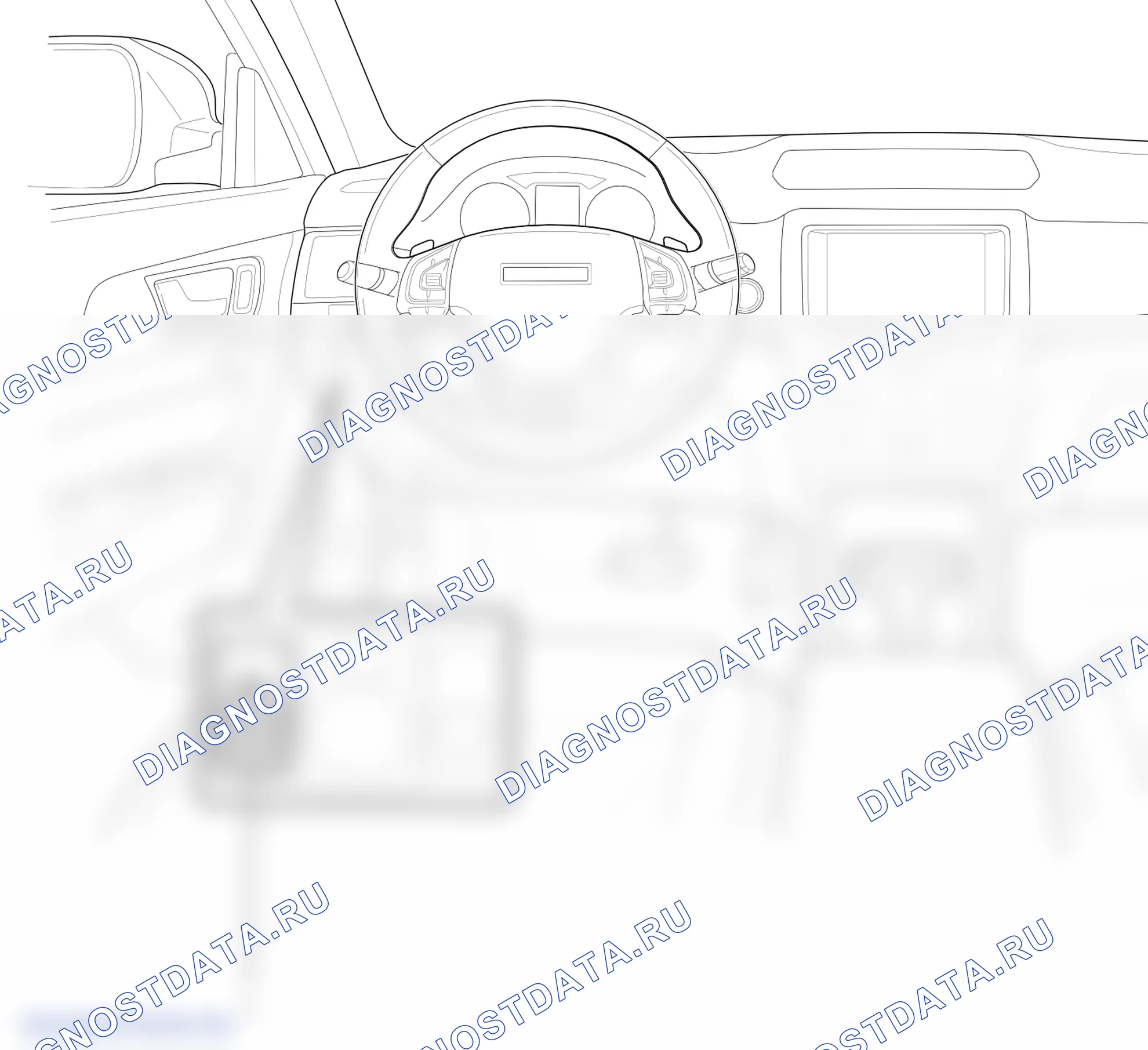Схема расположения системы трансмиссии — Haval H2. Haval H2 I