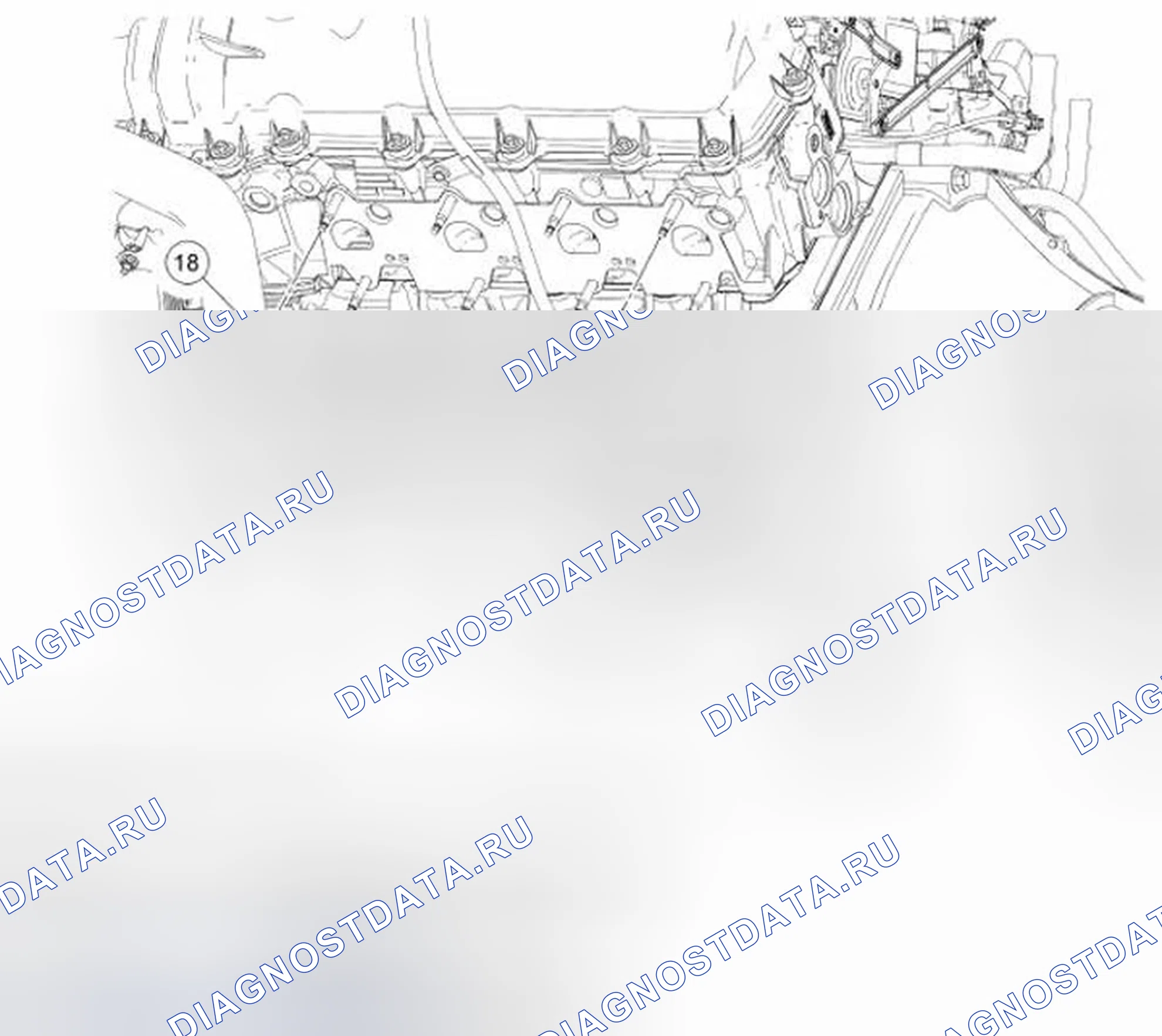 Рис. 152: Идентификация компонентов выпускного коллектора (3 из 3). Ford Mustang V