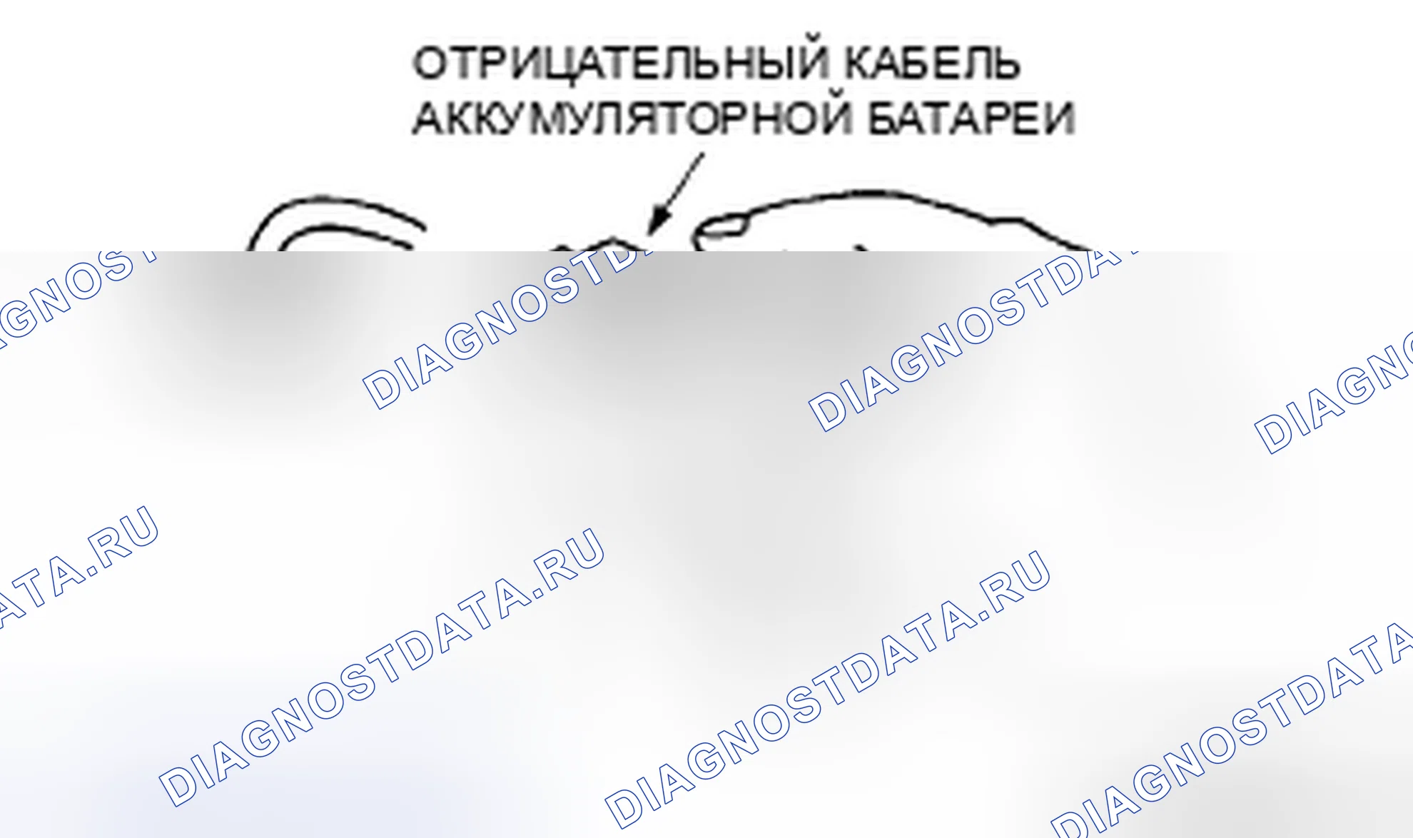 Рис. 15: Кабель аккумуляторной батареи. Mazda CX-9 I