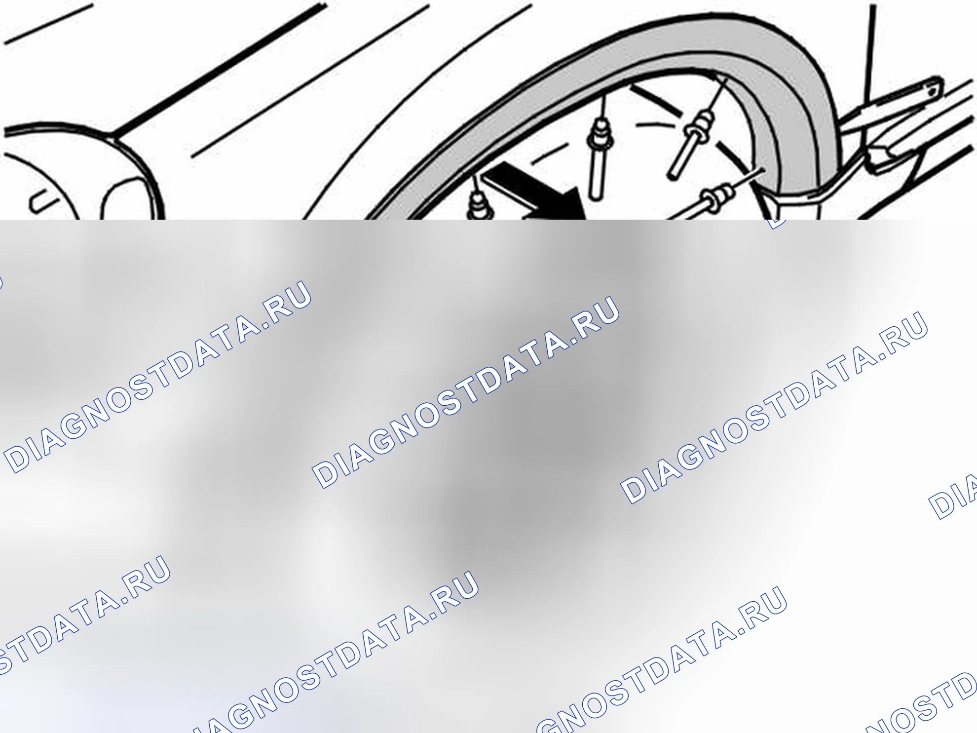 Рис. 43: ДЕМОНТАЖ УДЛИНИТЕЛЕЙ крылА. Volvo XC90 I