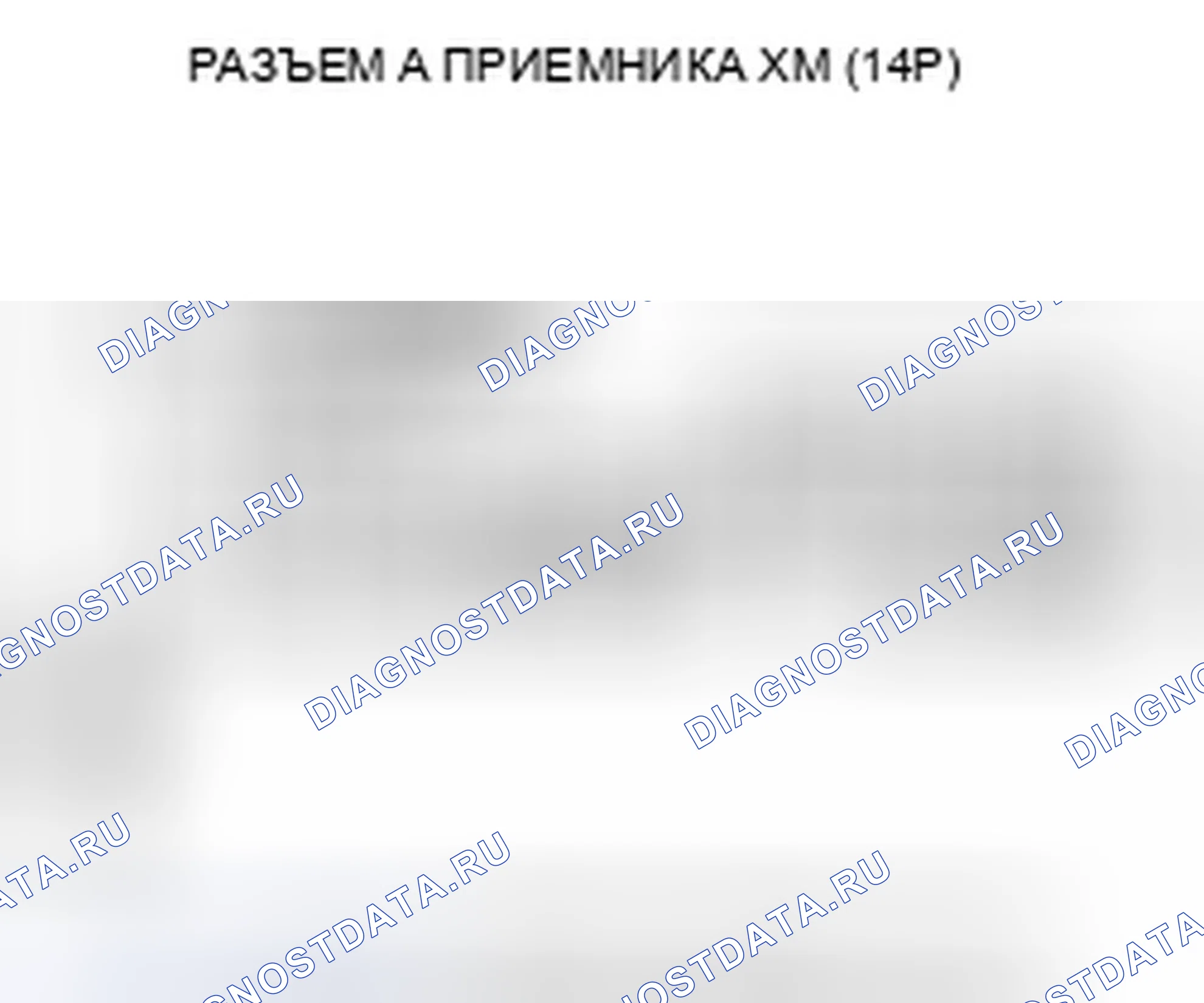 Рис. 671: Радиодисплей Xm пуст и информация о станции не отображается. Honda Accord VIII