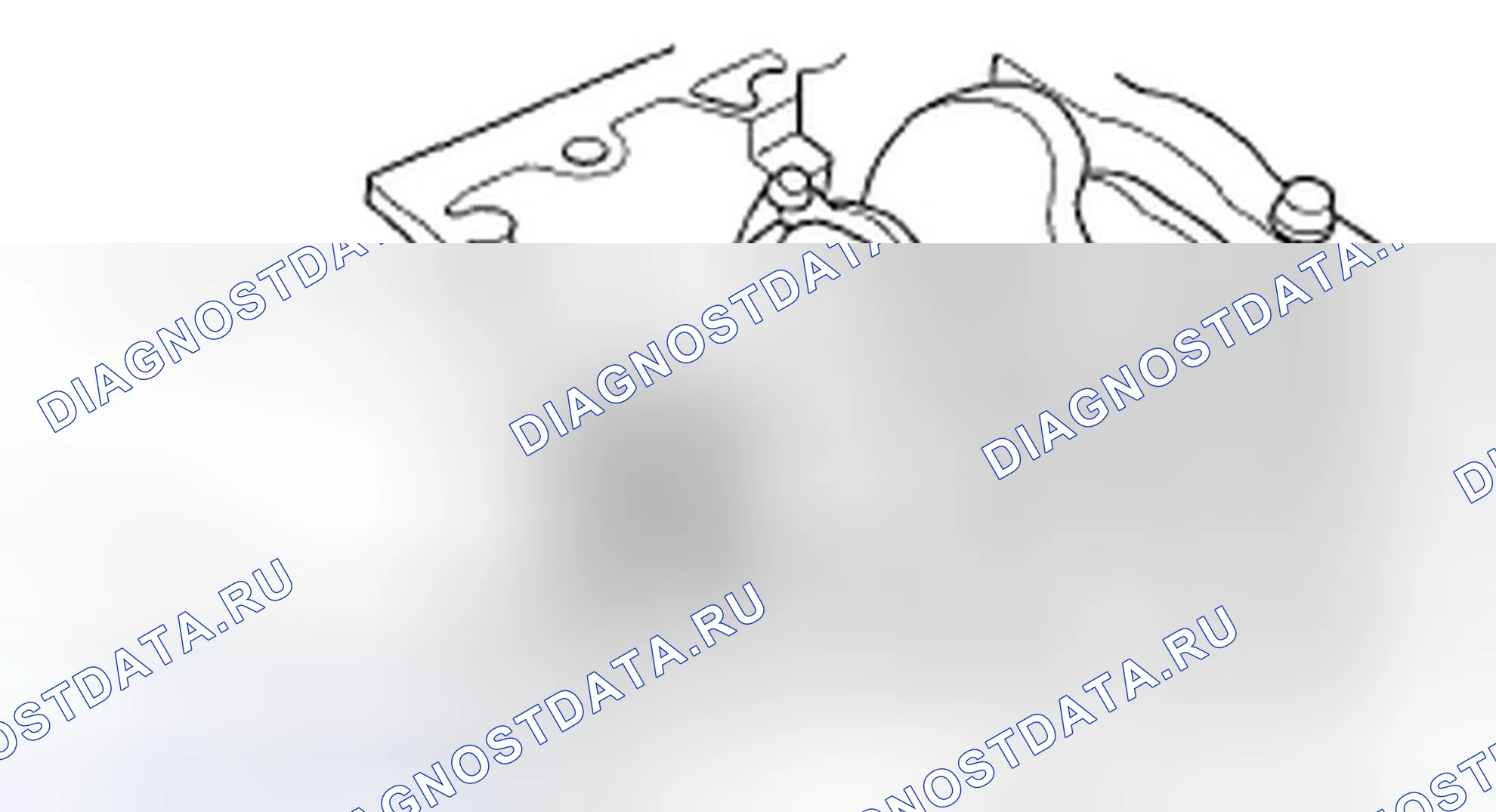Рис. 694: Контроль зазора между основными подшипниками. Honda Odyssey IV